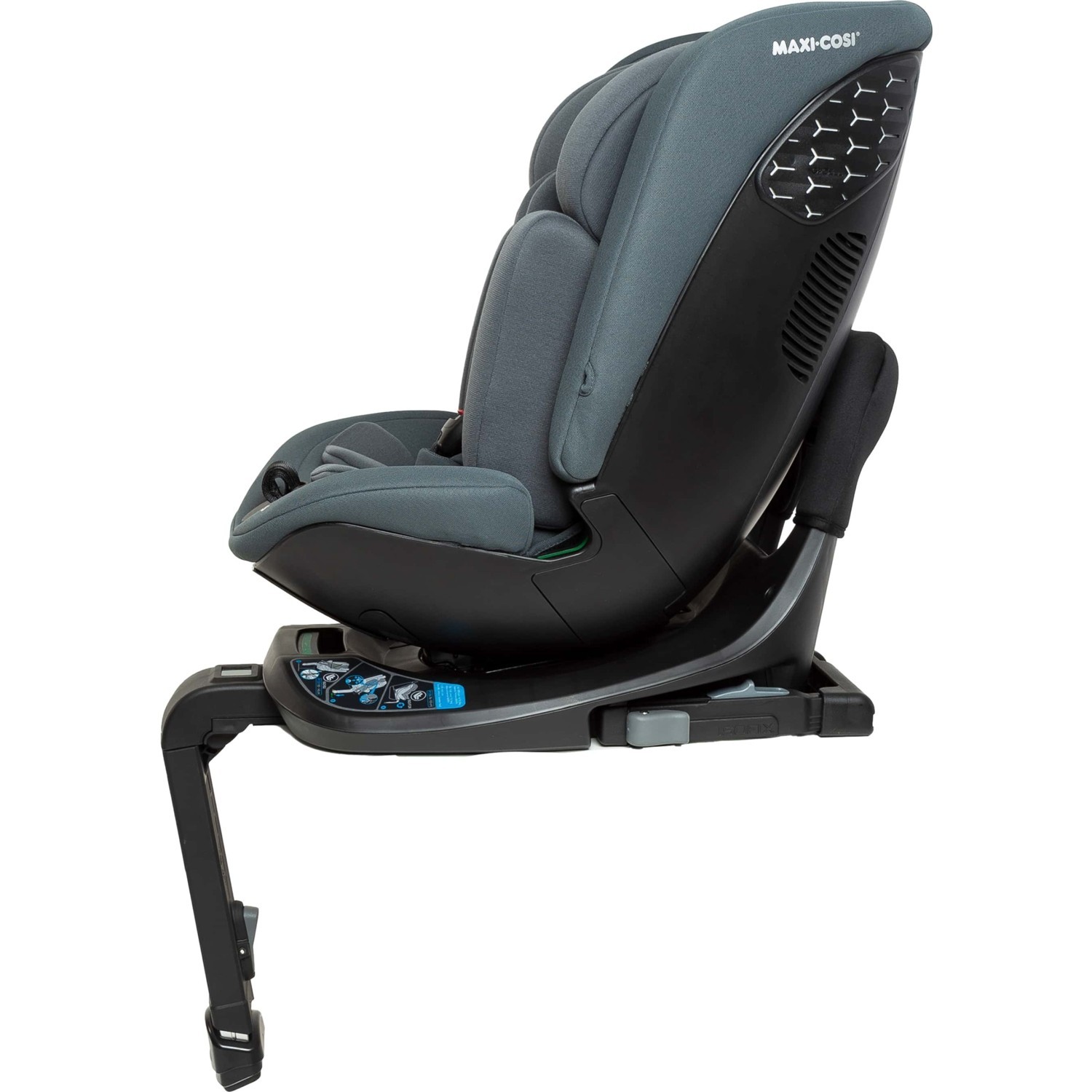 Maxi-Cosi Spinel 360 Plus Derece Dönebilen Yatabilen Isofix'li 0-36 kg Oto Koltuğu Authentic Graphite
