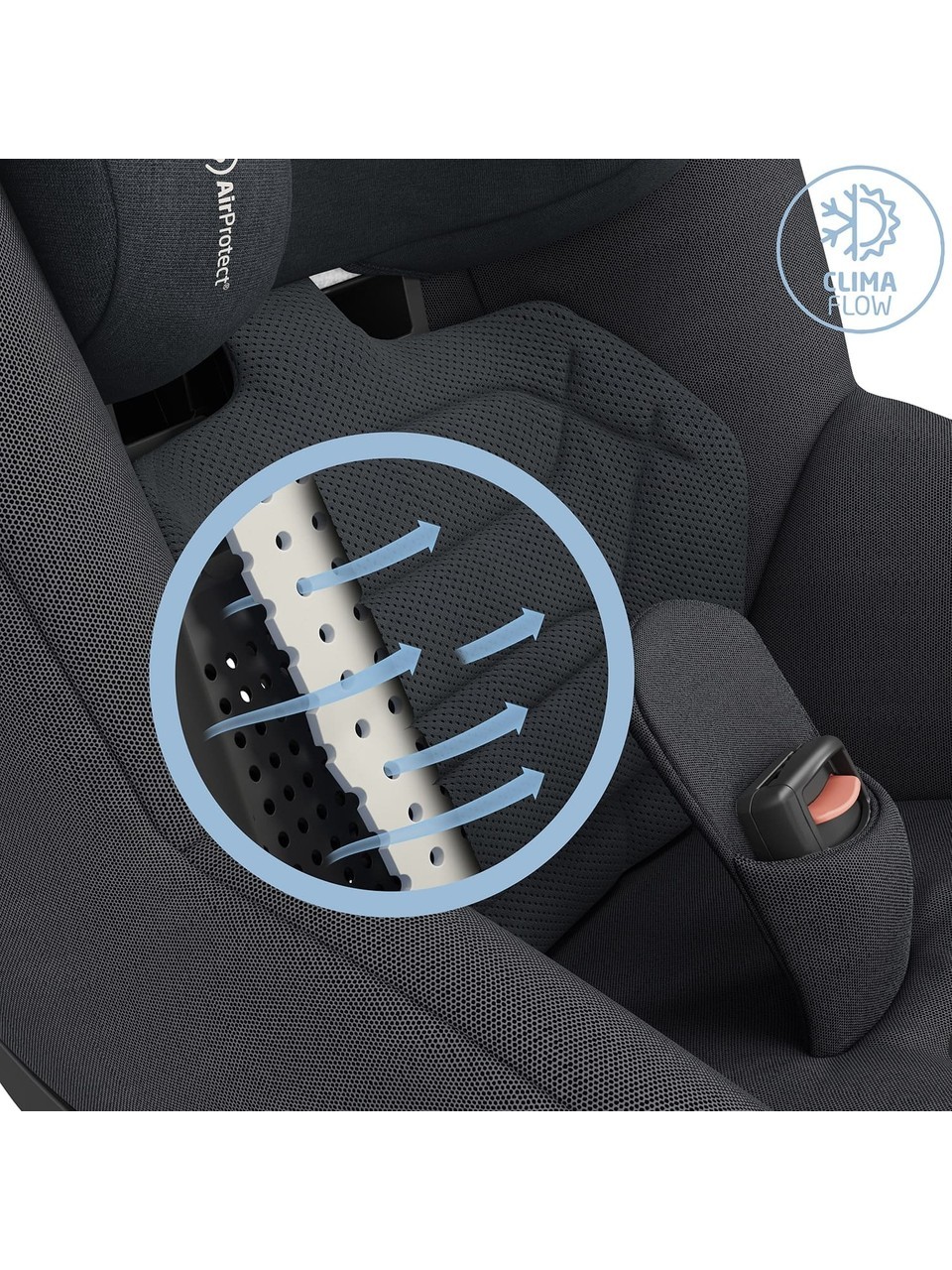 Maxi-Cosi Pearl 360 Pro Slidetech 0-18 kg Bebek Oto Koltuğu Authentic Graphite