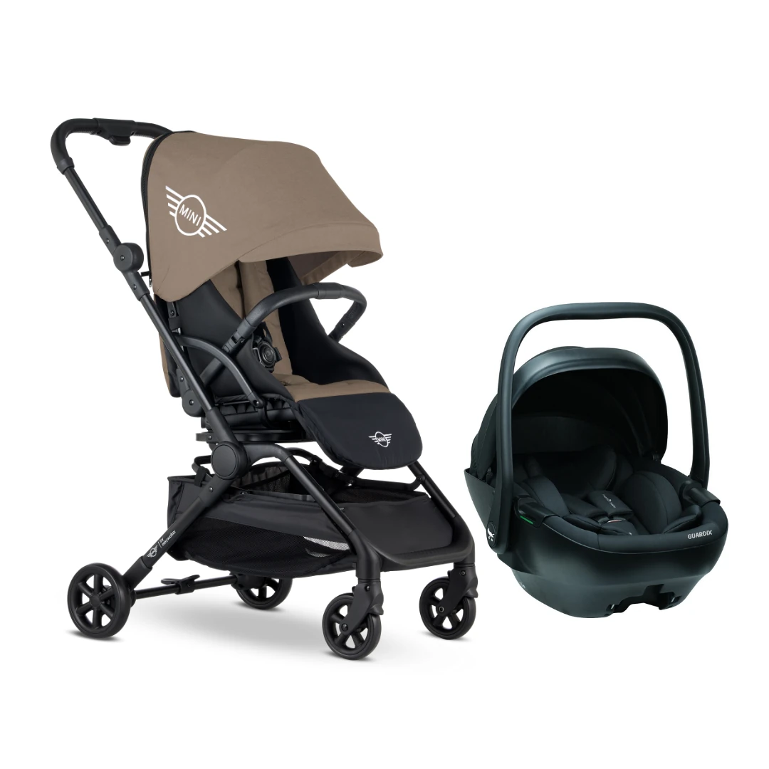 15 Aralık 2025 Teslim - MINI by Easywalker Buggy TURN²  Bebek Arabası Camden Mocha - Merkürbebe Guardix Anne Kucağı Siyah