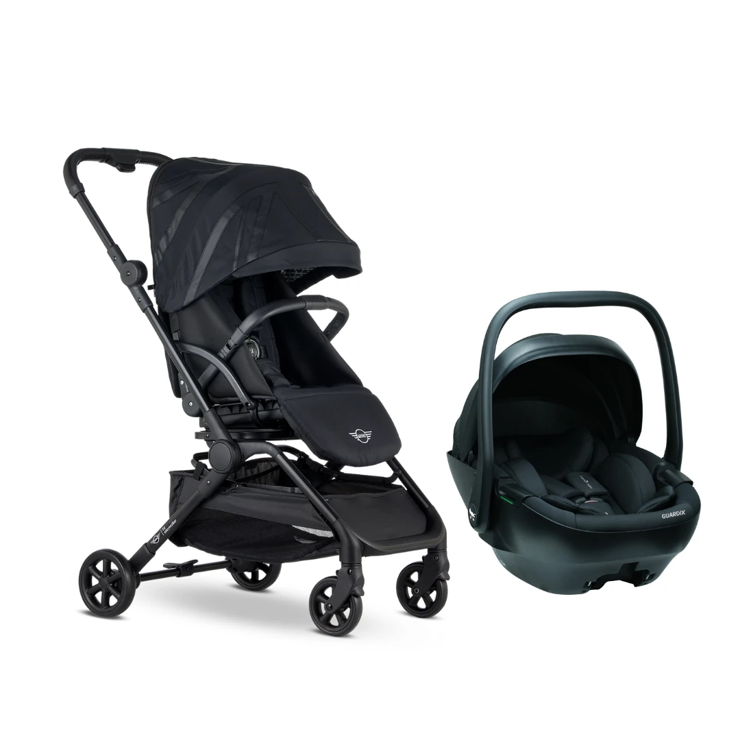 15 Aralık 2025 Teslim - MINI by Easywalker Buggy TURN² Bebek Arabası Oxford Black - Merkürbebe Guardix Anne Kucağı Siyah