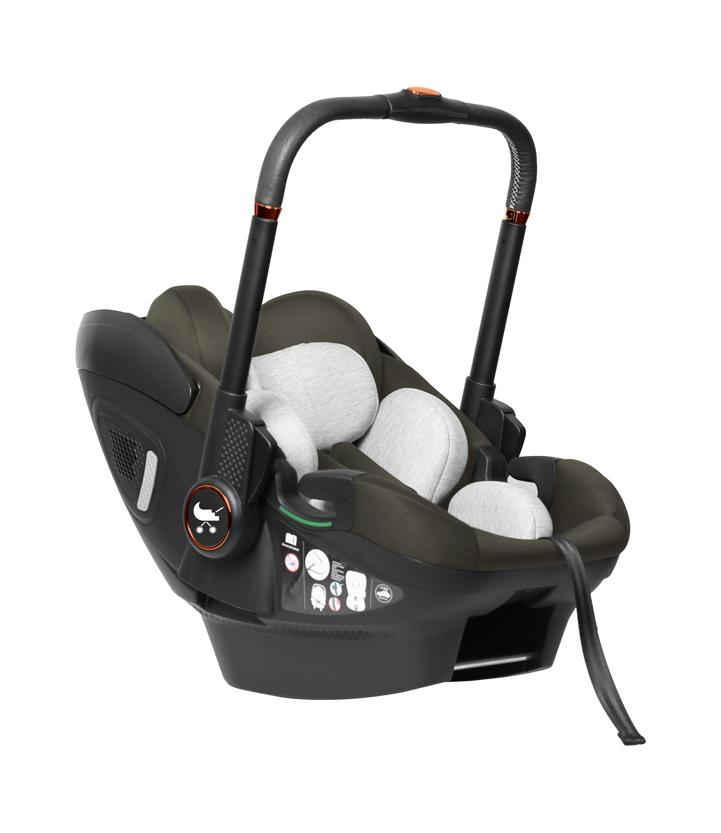 Merkür Bebe Onyx 2'si 1 Arada Oto Koltuğu Bebek Arabası Yeşil