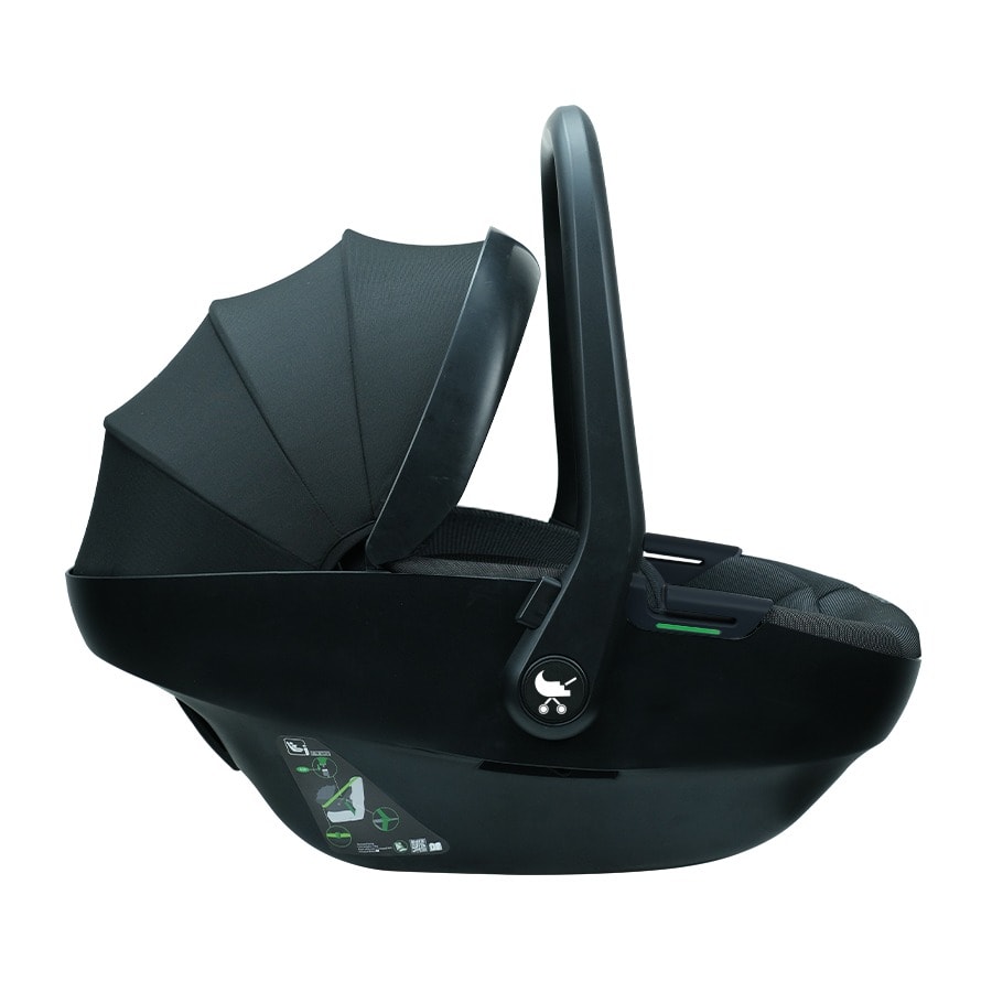 MINI by Easywalker Buggy SNAP Travel Sistem Bebek Arabası Oxford Black - Merkürbebe Guardix Anne Kucağı Antrasit