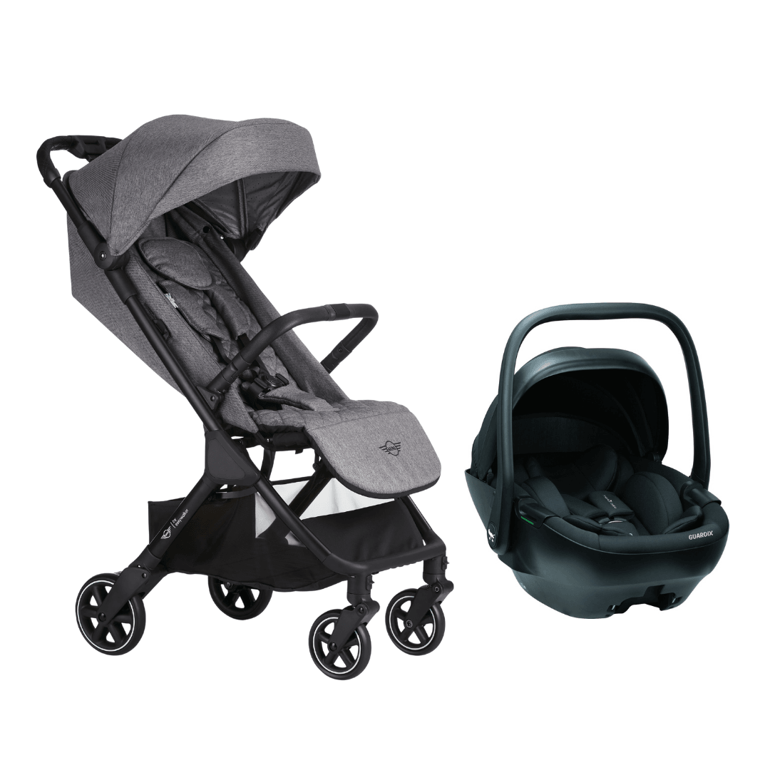 MINI by Easywalker Buggy SNAP Travel Sistem Bebek Arabası Soho Grey  - Merkürbebe Guardix Anne Kucağı Antrasit
