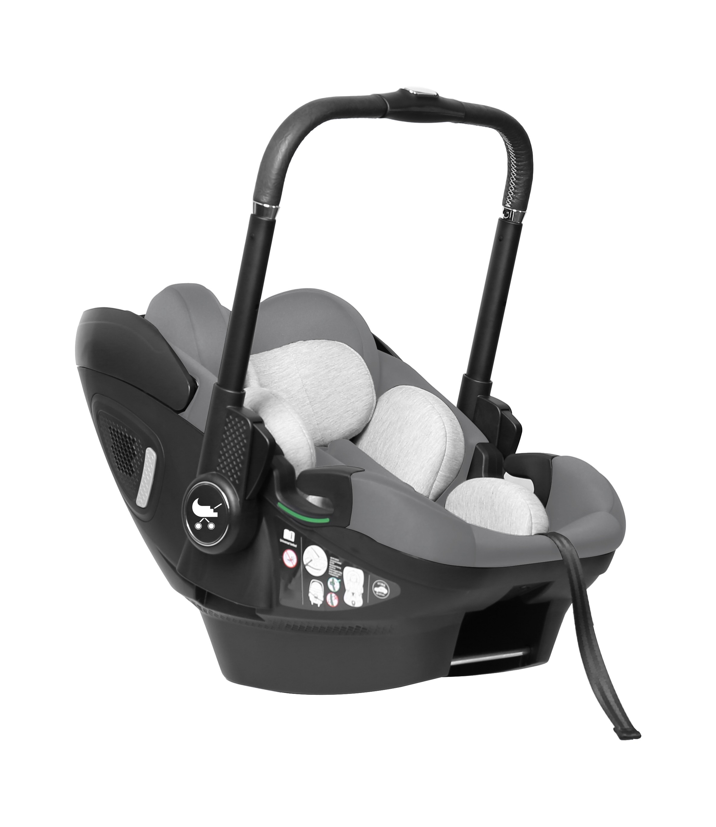 Merkür Bebe Onyx 2'si 1 Arada Oto Koltuğu Bebek Arabası Gri
