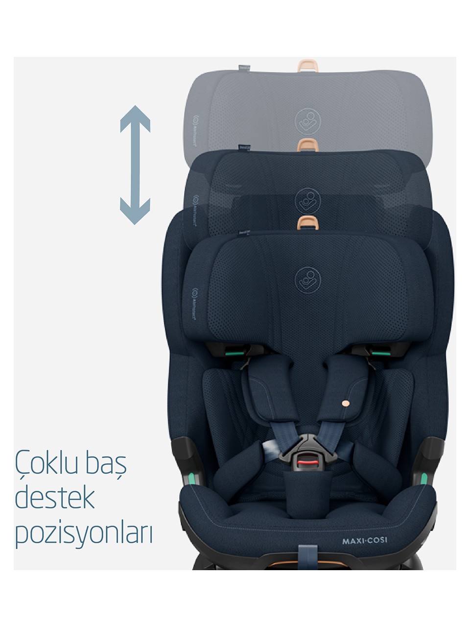 Maxi-Cosi Emerald 360 Pro Slidetech Dönebilir Yatabilir 0-36 kg Oto Koltuğu Authentic Blue