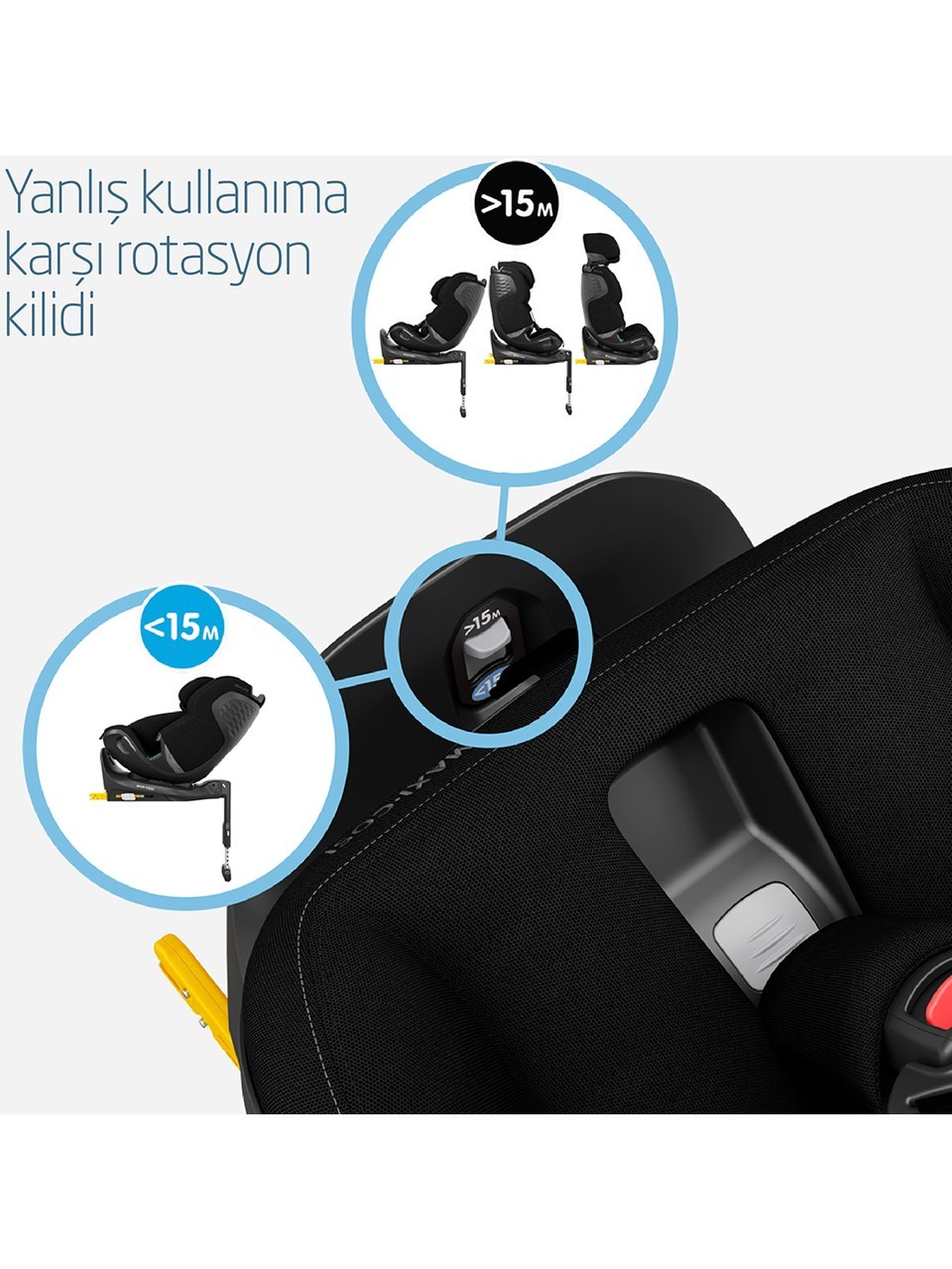Maxi-Cosi Emerald 360 Pro Slidetech 0-36 kg Oto Koltuğu Authentic Black