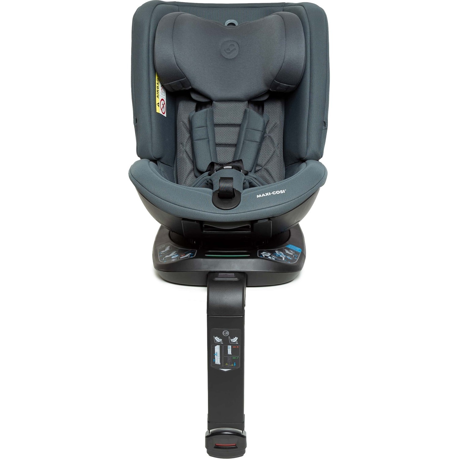 Maxi-Cosi Spinel 360 Plus Derece Dönebilen Yatabilen Isofix'li 0-36 kg Oto Koltuğu Authentic Graphite