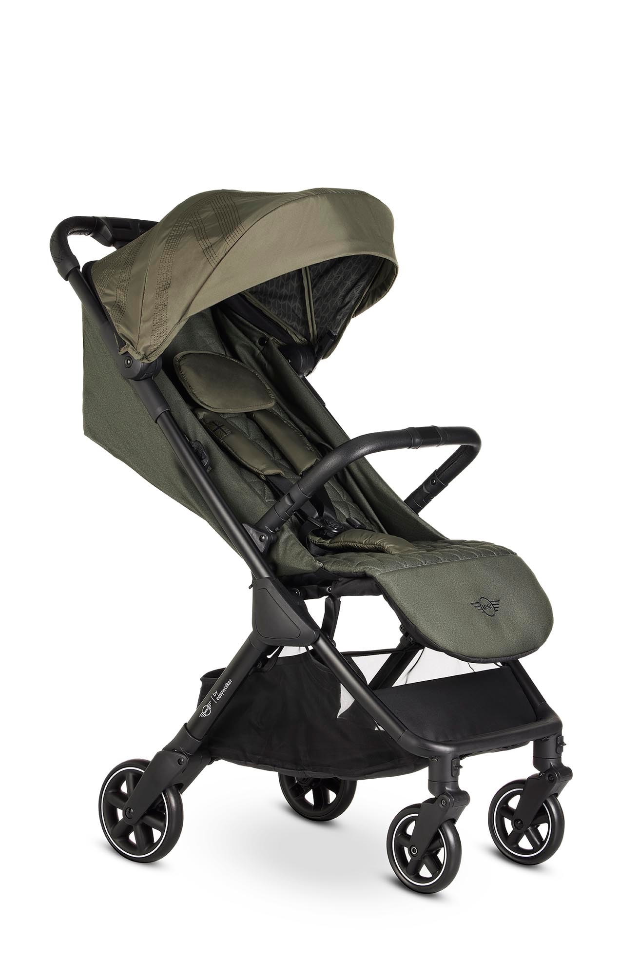 MINI by Easywalker Buggy SNAP Travel Sistem Bebek Arabası Manchester Green - Merkürbebe Guardix Anne Kucağı Antrasit