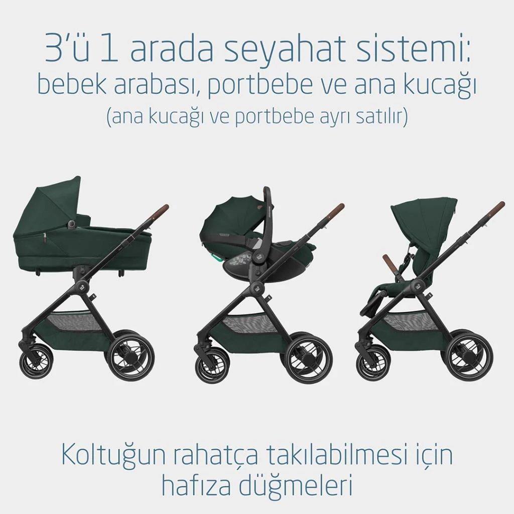 Maxi-Cosi Oxford Bebek Arabası Twillic Green