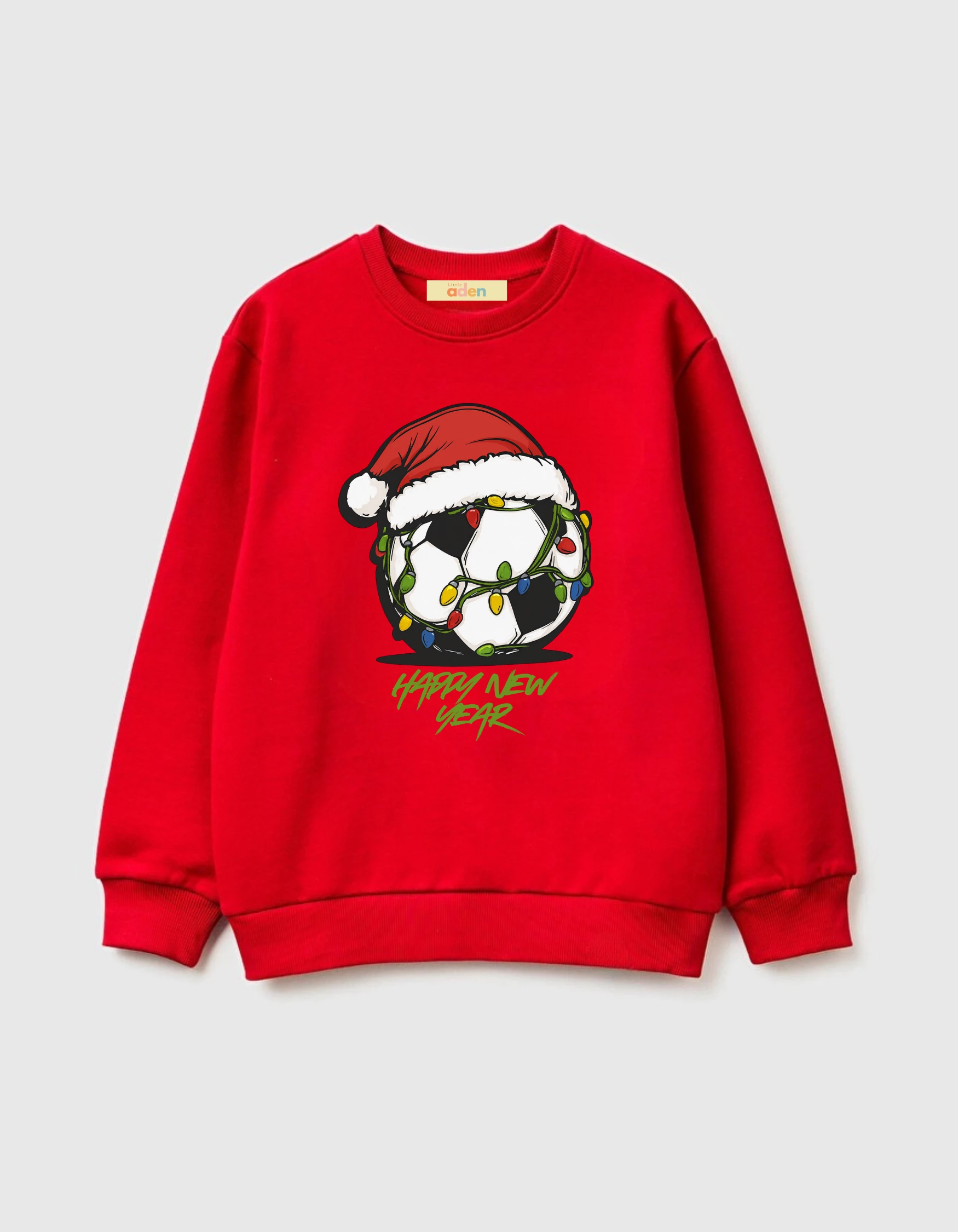 Yılbaşı Temalı Pamuklu Sweatshirt