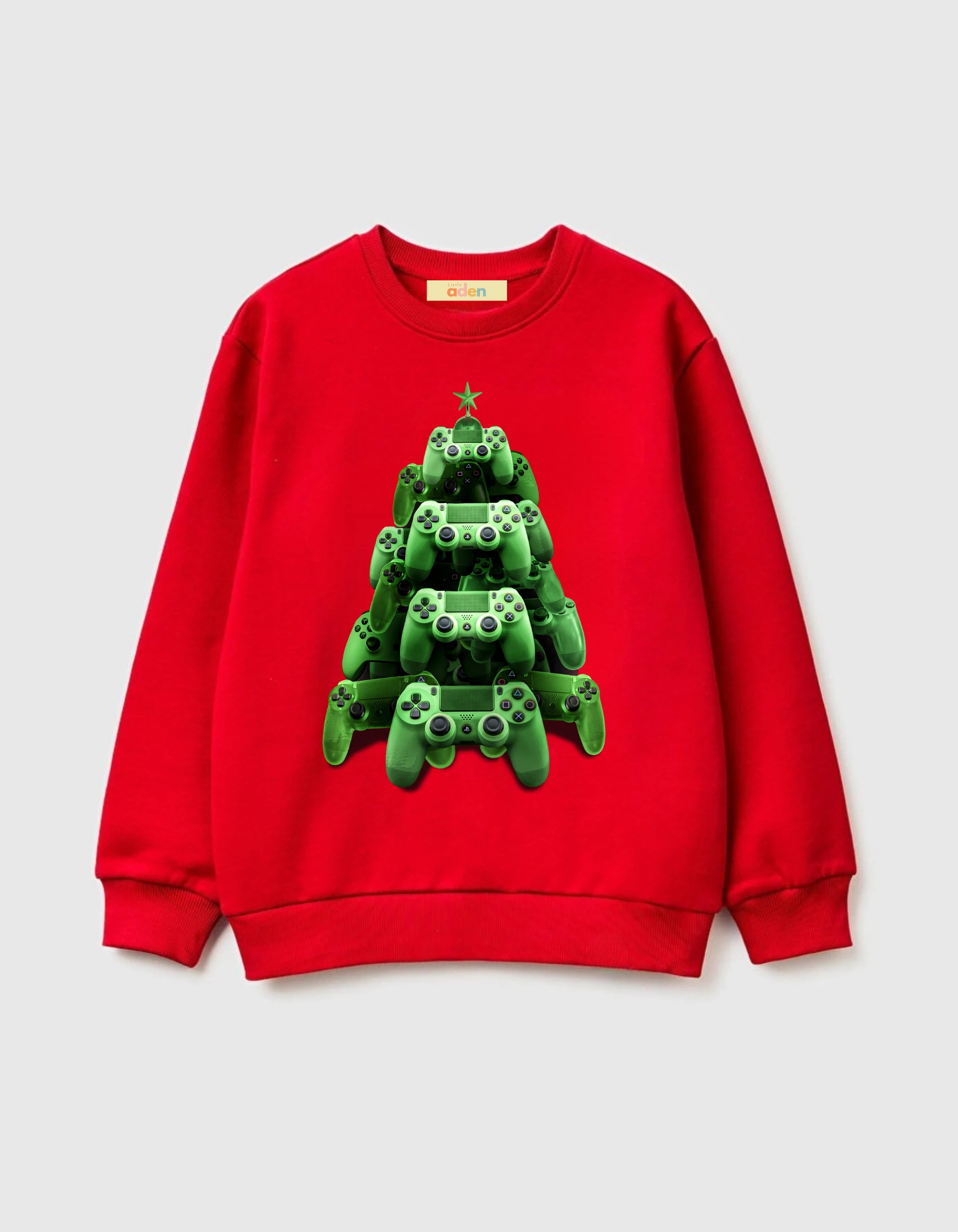 Yılbaşı Temalı Pamuklu Sweatshirt