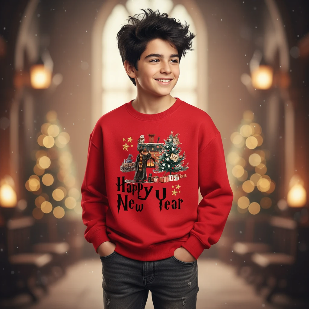 Harry Potter Yılbaşı Temalı Sweatshirt
