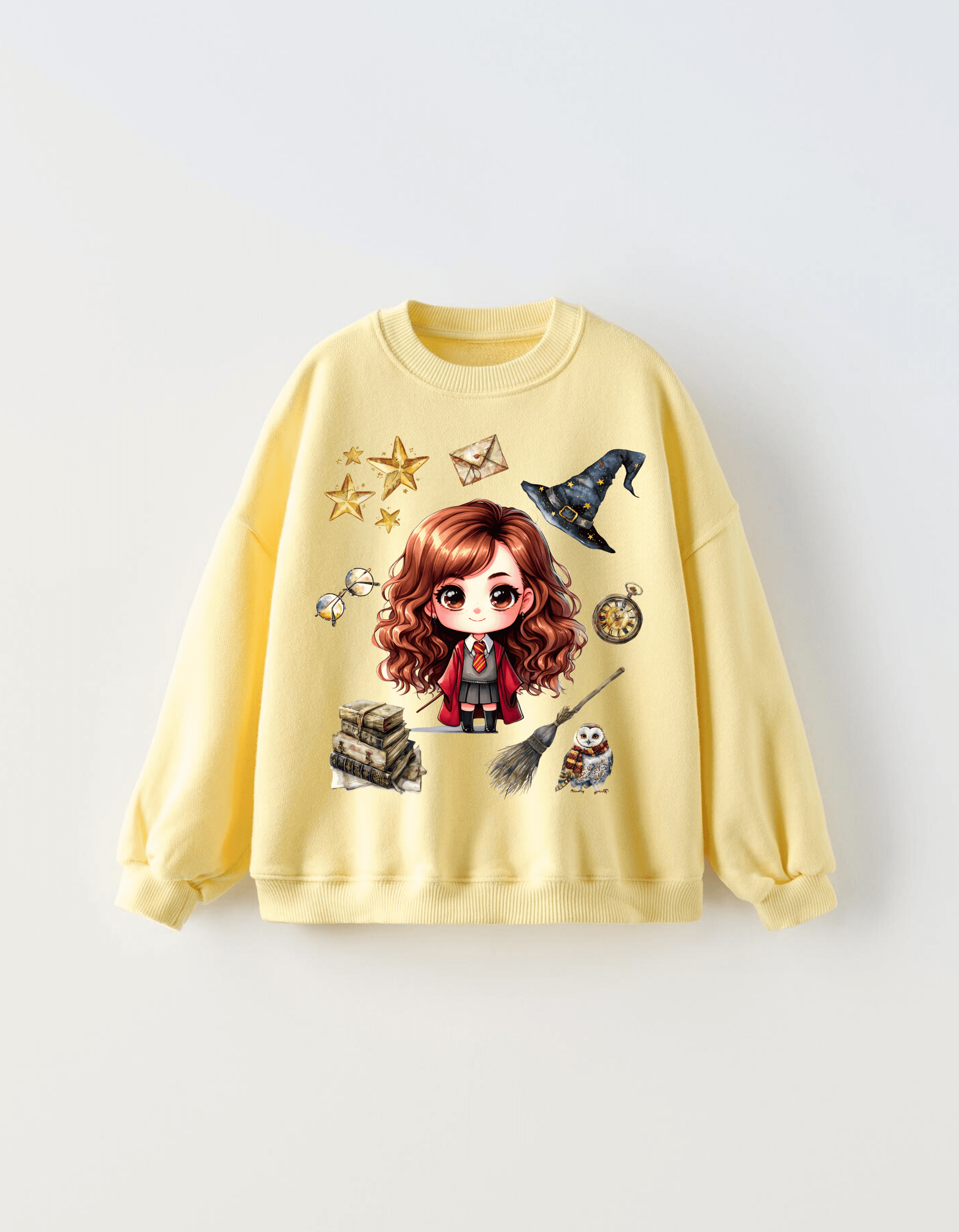 HARMONIE-HARRY POTTER TEMALI SWEATSHIRT - Sarı