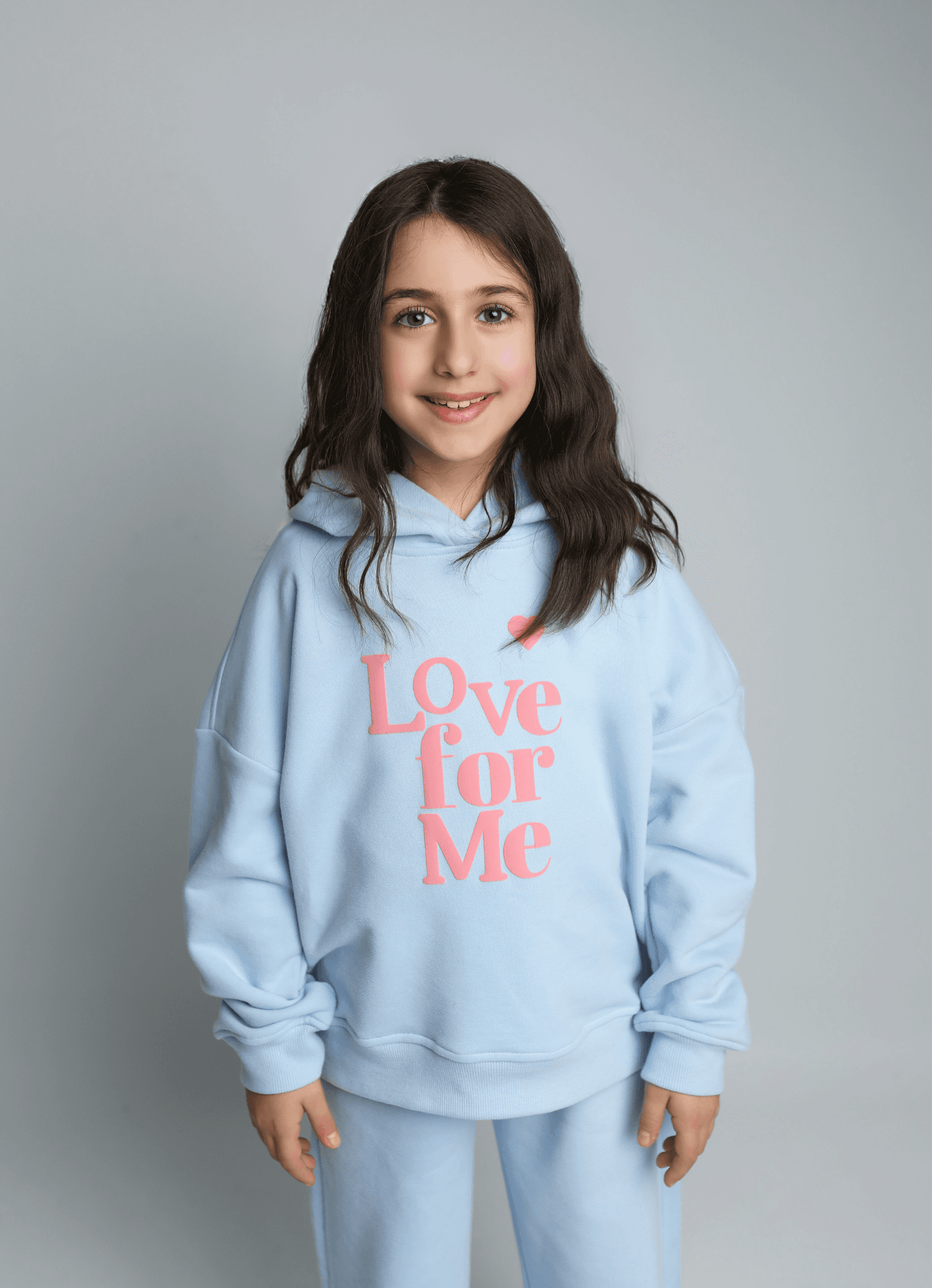 LOVE FOR ME PAMUKLU SWEATSHIRT VE JOGGER TAKIM