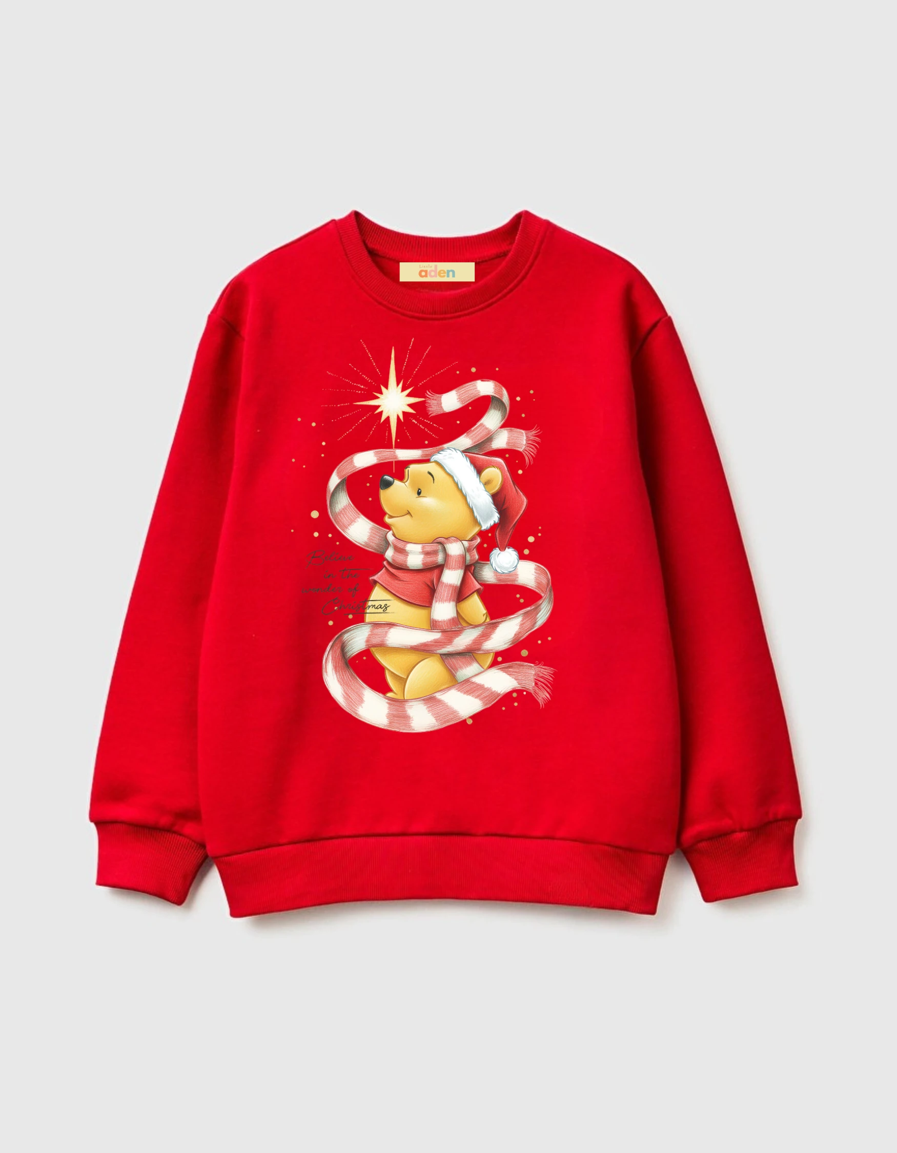 Yılbaşı Temalı Pamuklu Sweatshirt