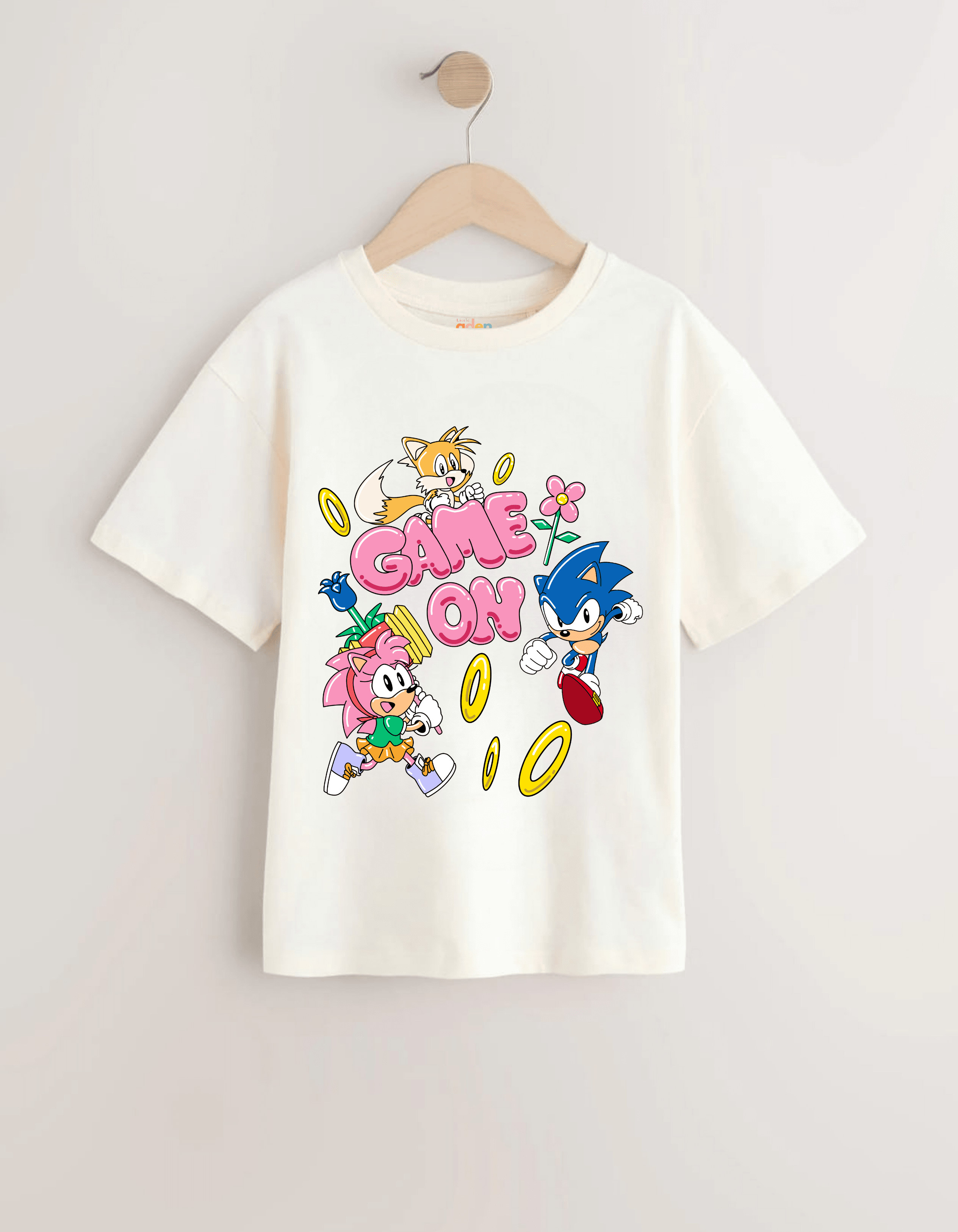 Sonic Kız Çocuk Pamuklu Tişört