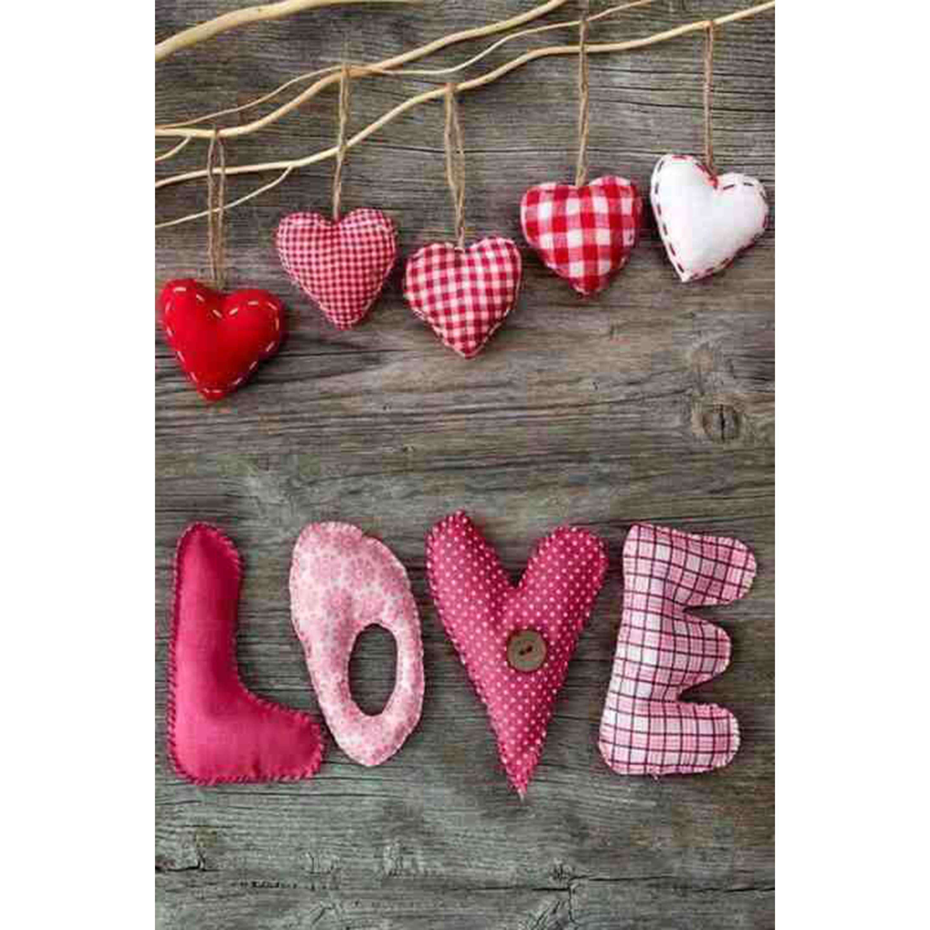Love Yazılı Deri Taban Mutfak Halısı