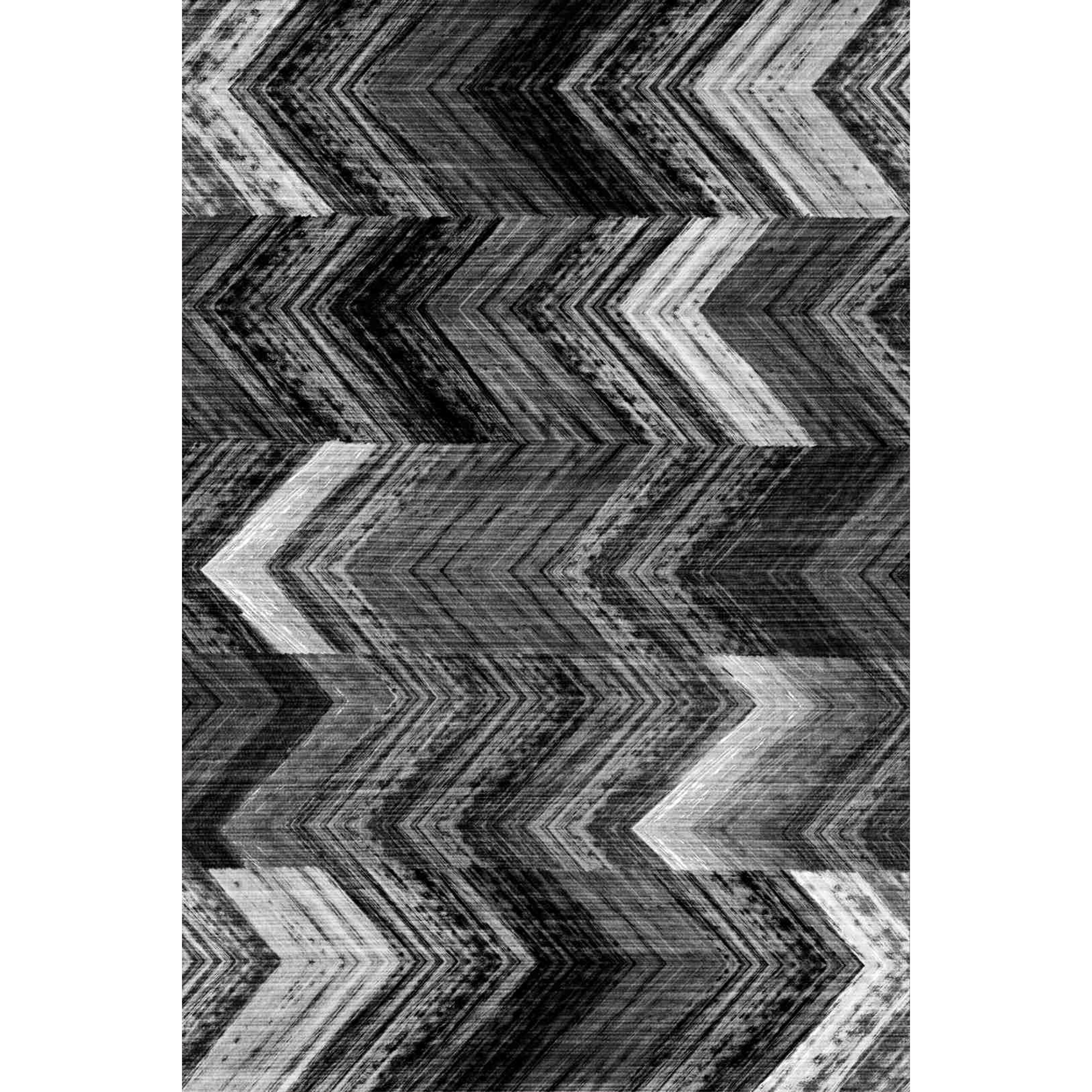 ZigZag Desenli Deri Taban Salon Halısı
