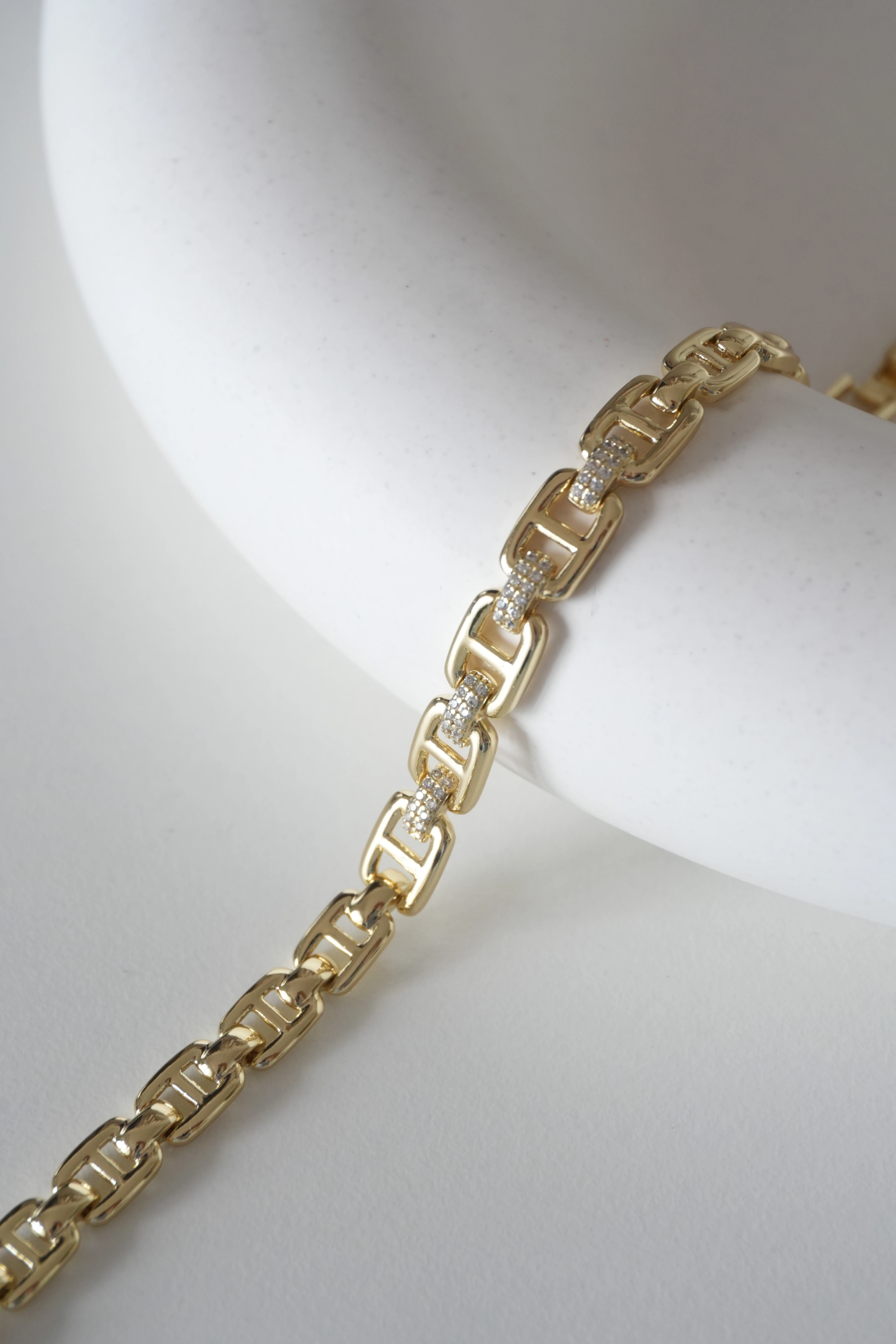 Seren Taşlı Kare Bileklik | Xuping