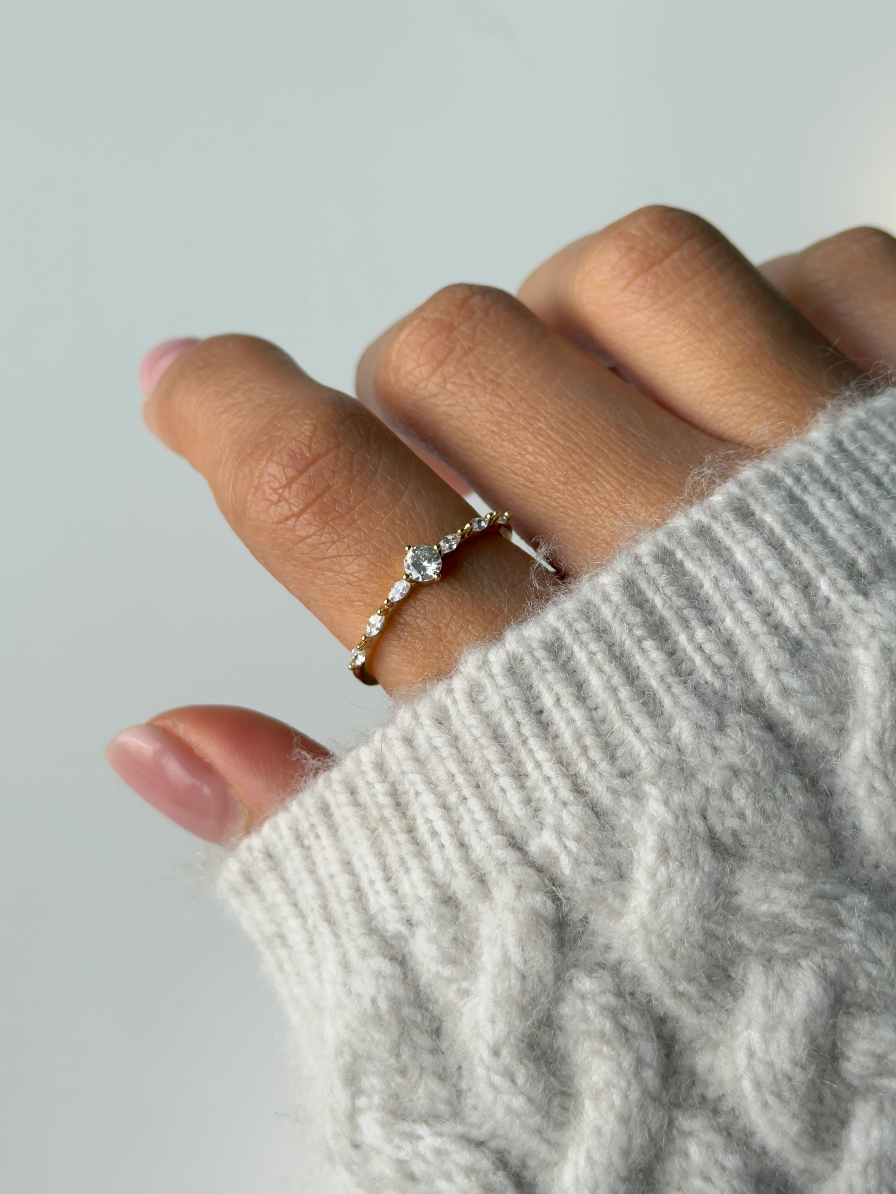 Solen 14k Kuyum Model Yüzük | Xuping