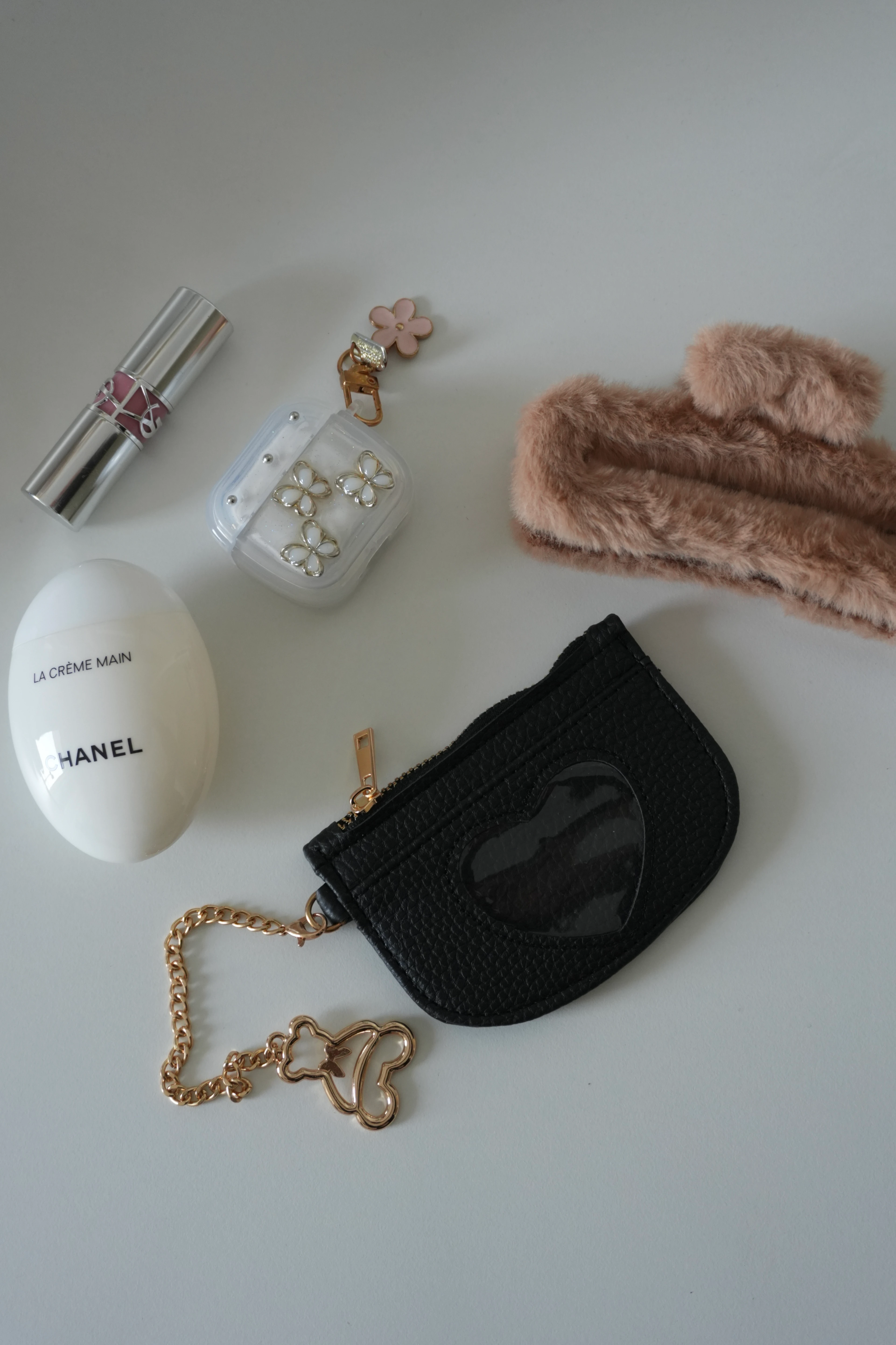 Petite Chain Ayıcık Charm Detaylı Kartlık