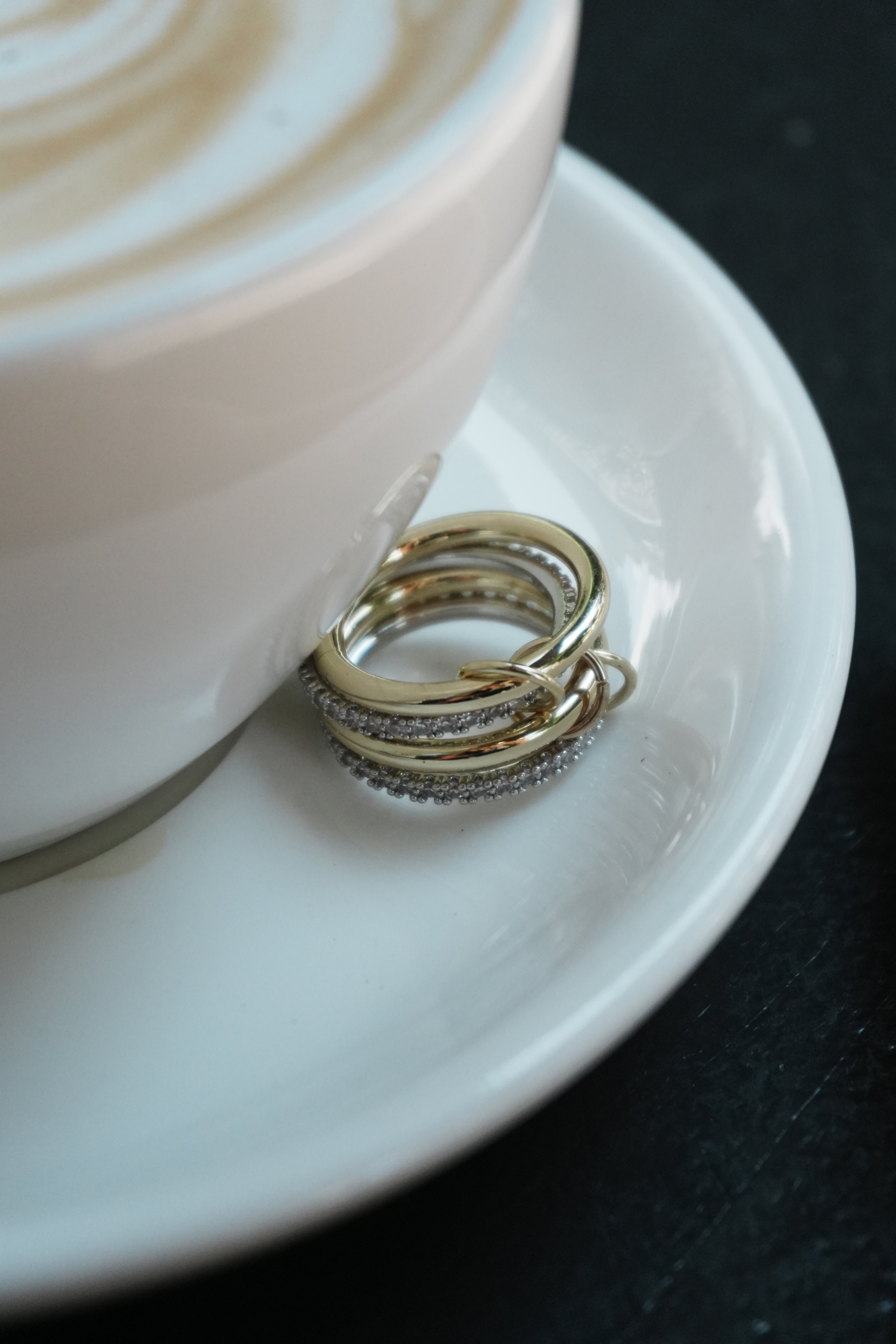 Rodyum Aura Collection Yüzük 20mm