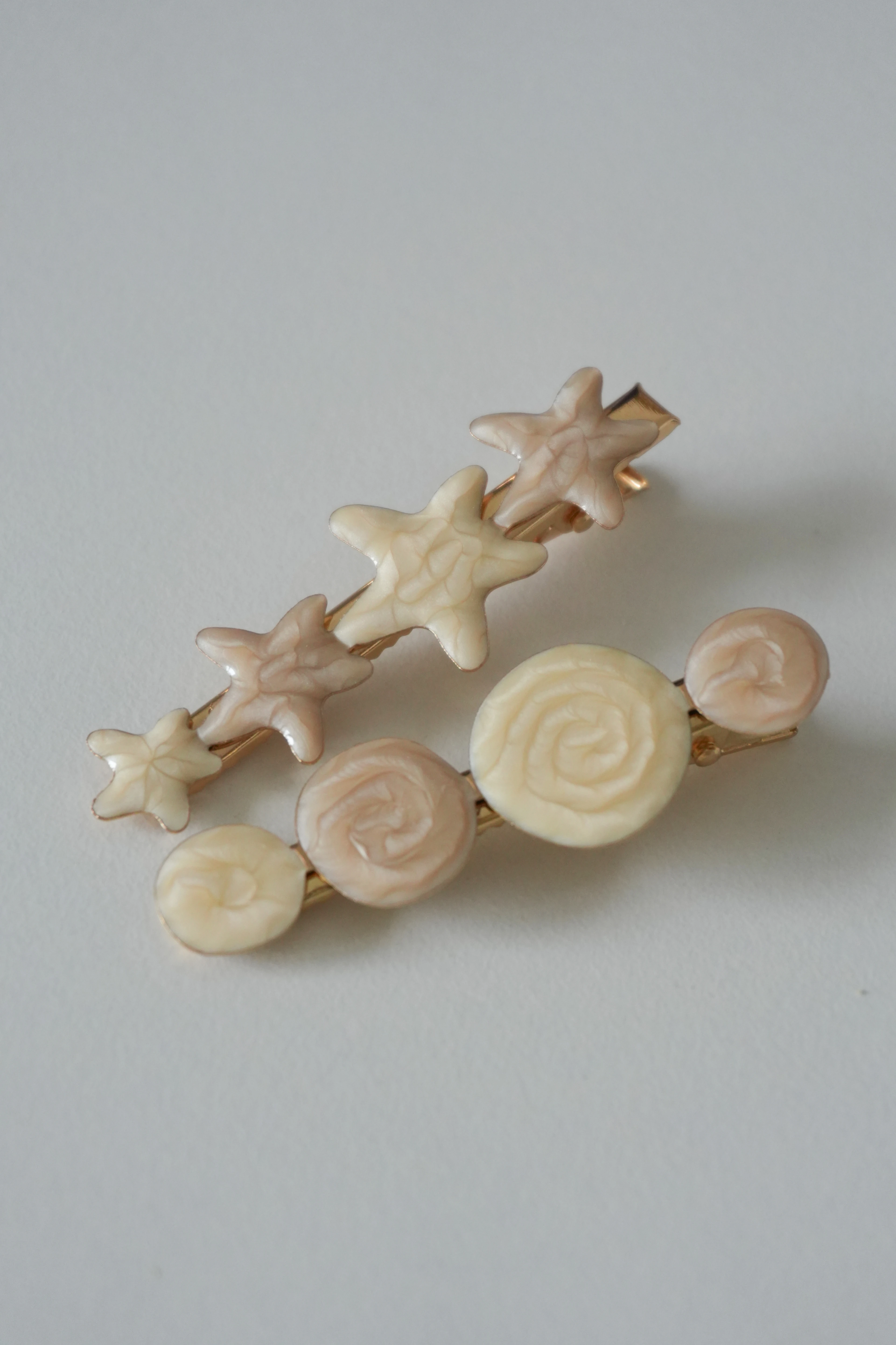 2'li Yıldızlı Kemik Mandal Toka