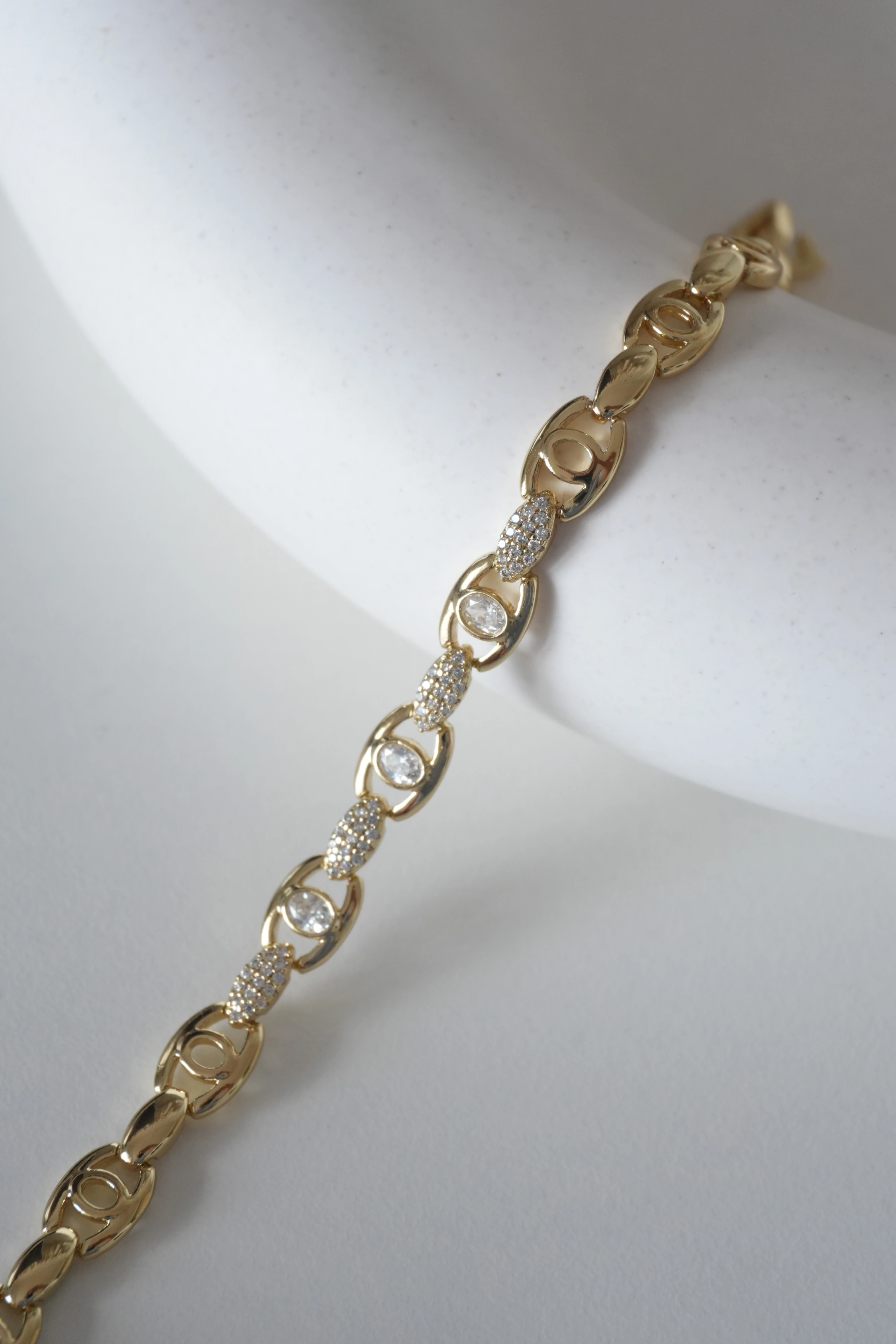 Noly Taşlı Minimal Bileklik | Xuping