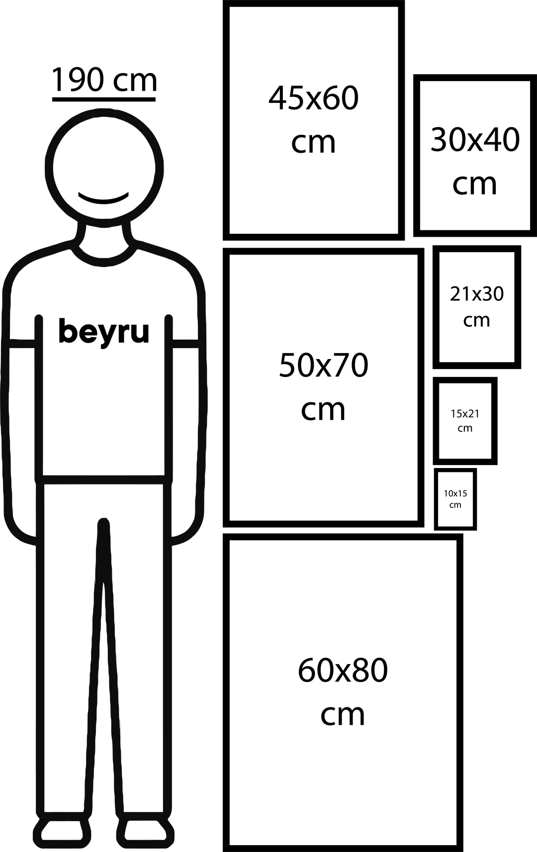 Beyru Ölçü Rehberi