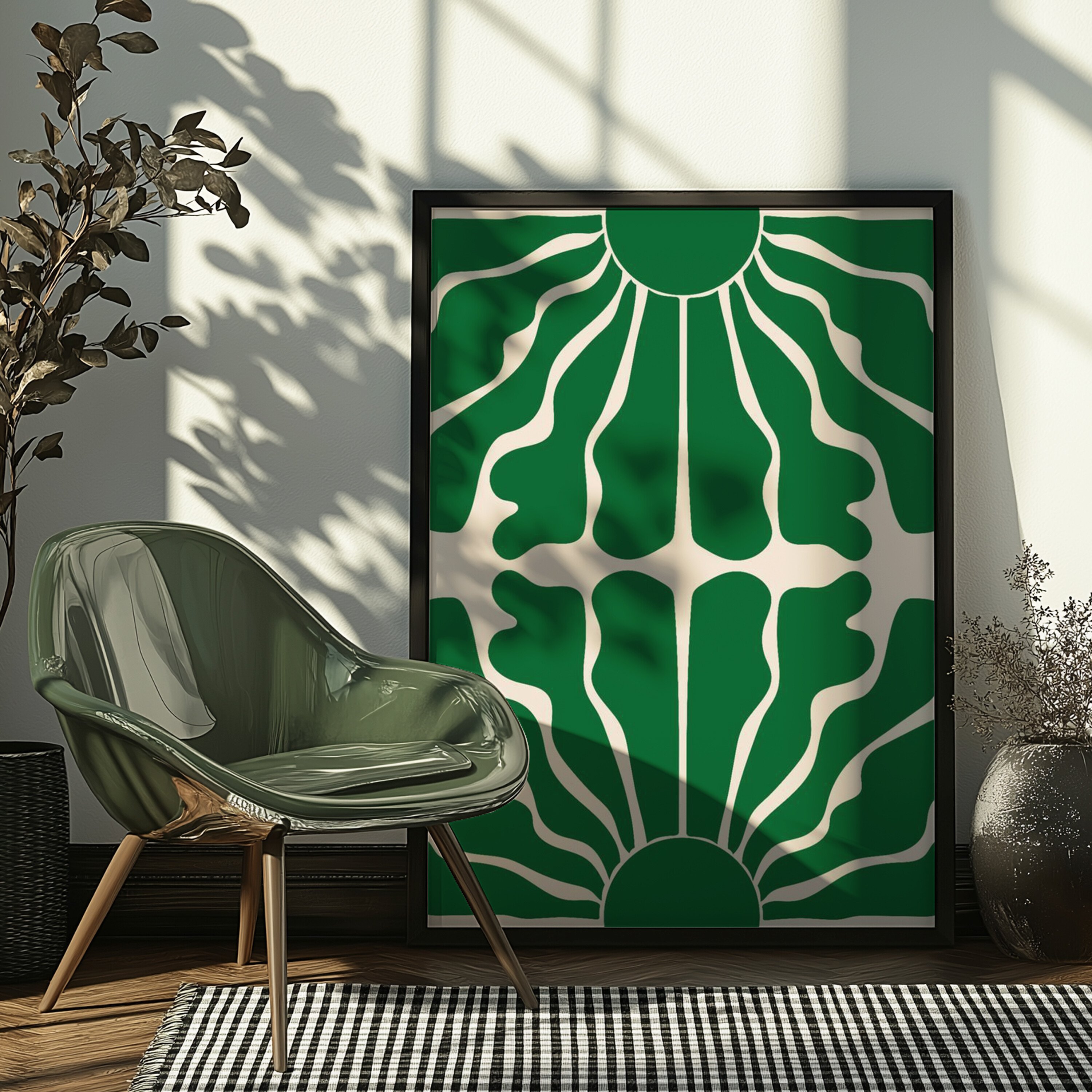 green sun
