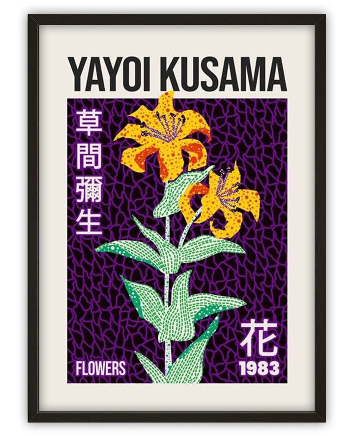 yayoi kusama;flowers