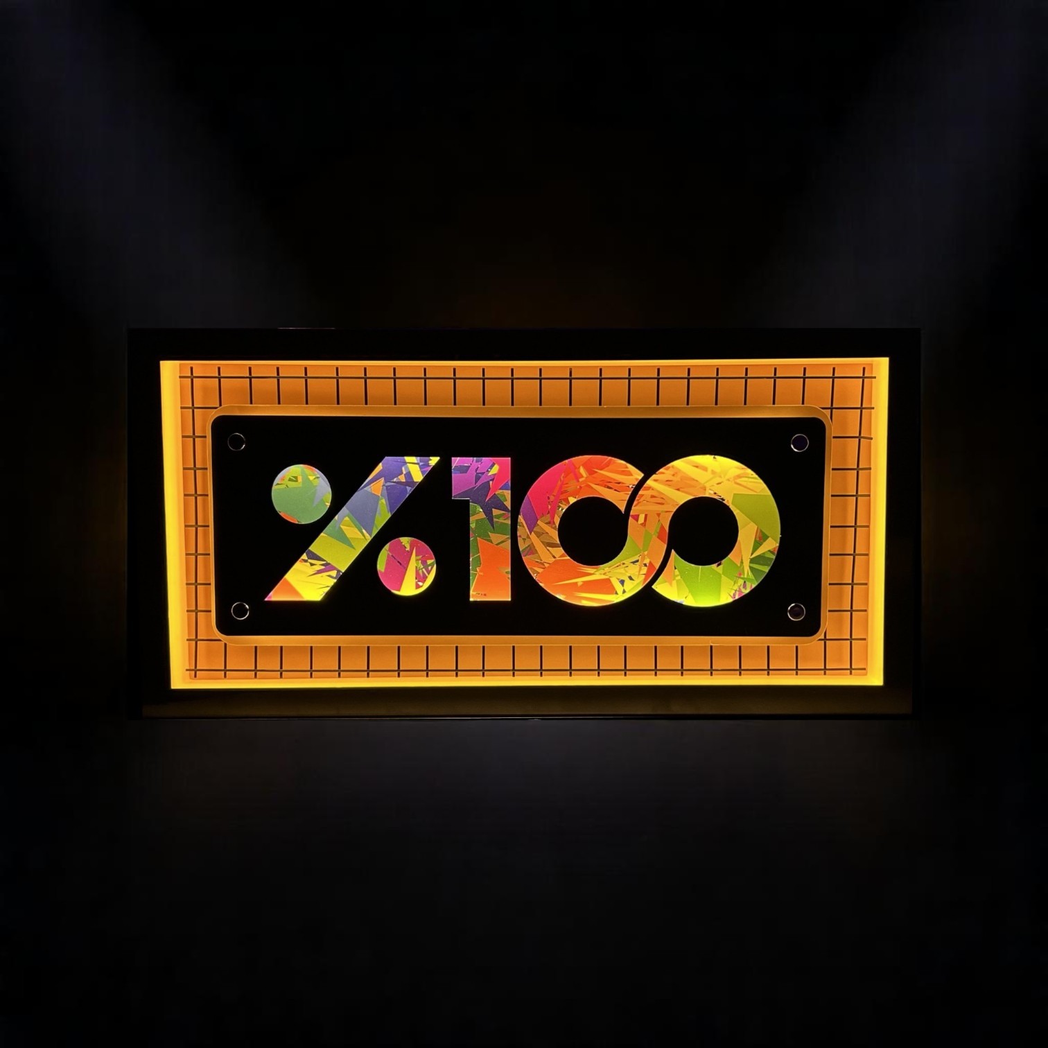 %100 Neon Işıklı Tablo
