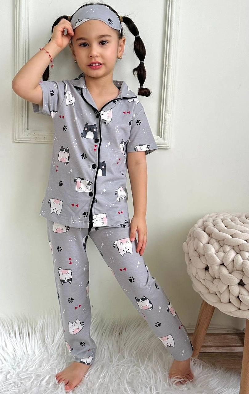 sevimli Karakter kız çocuk pijama takımı