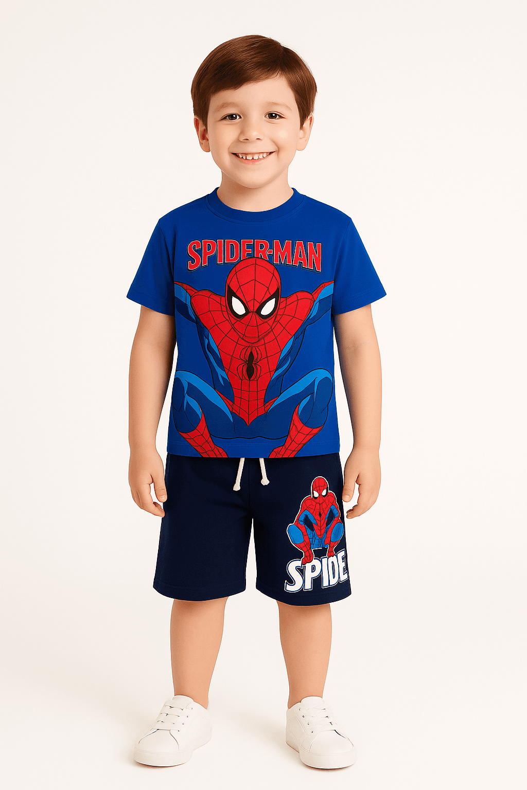 Spiderman Temalı Alt Üst Erkek Takım 3-10 Yaş Arası