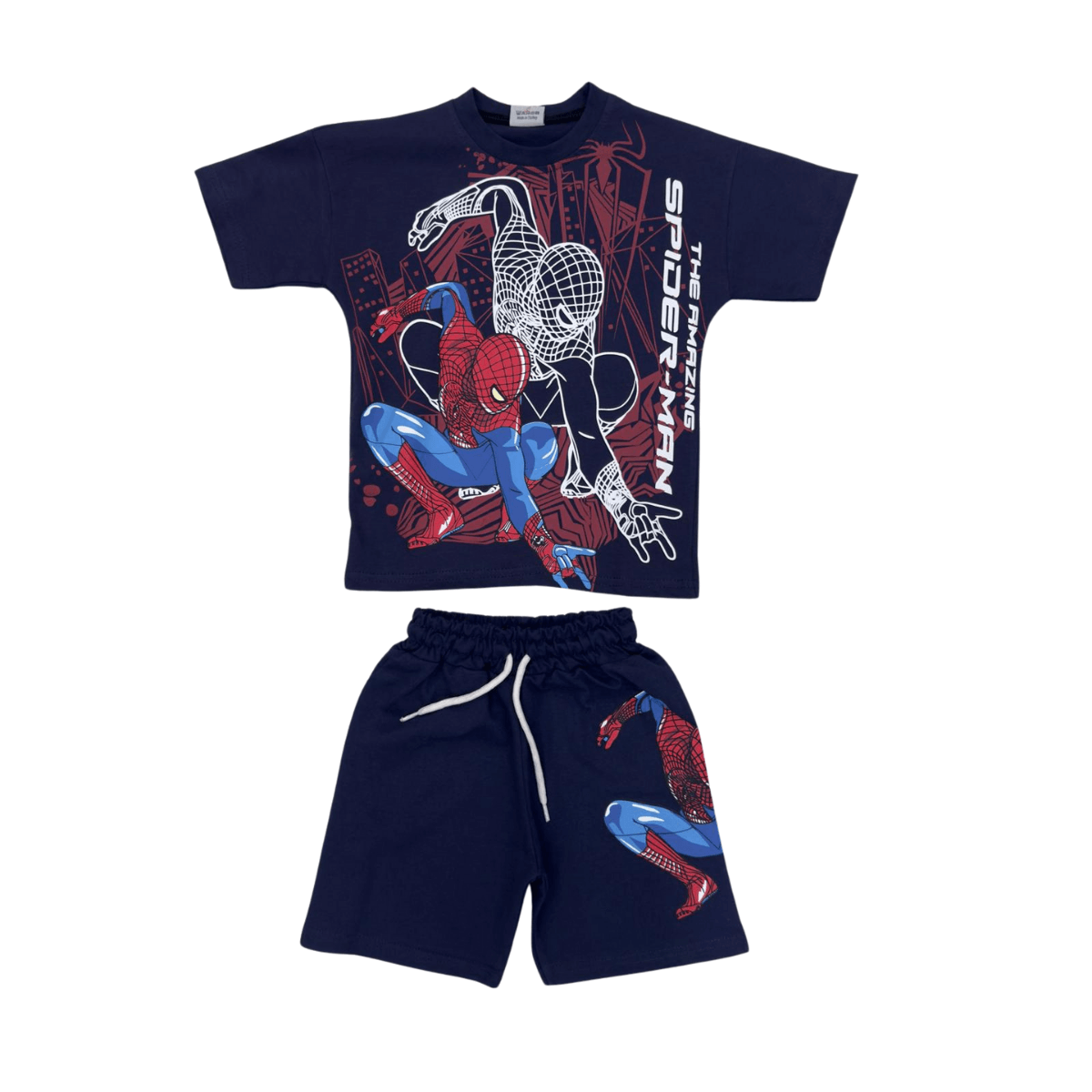 Spiderman Temalı Alt Üst Erkek Takım 3-10 Yaş Arası