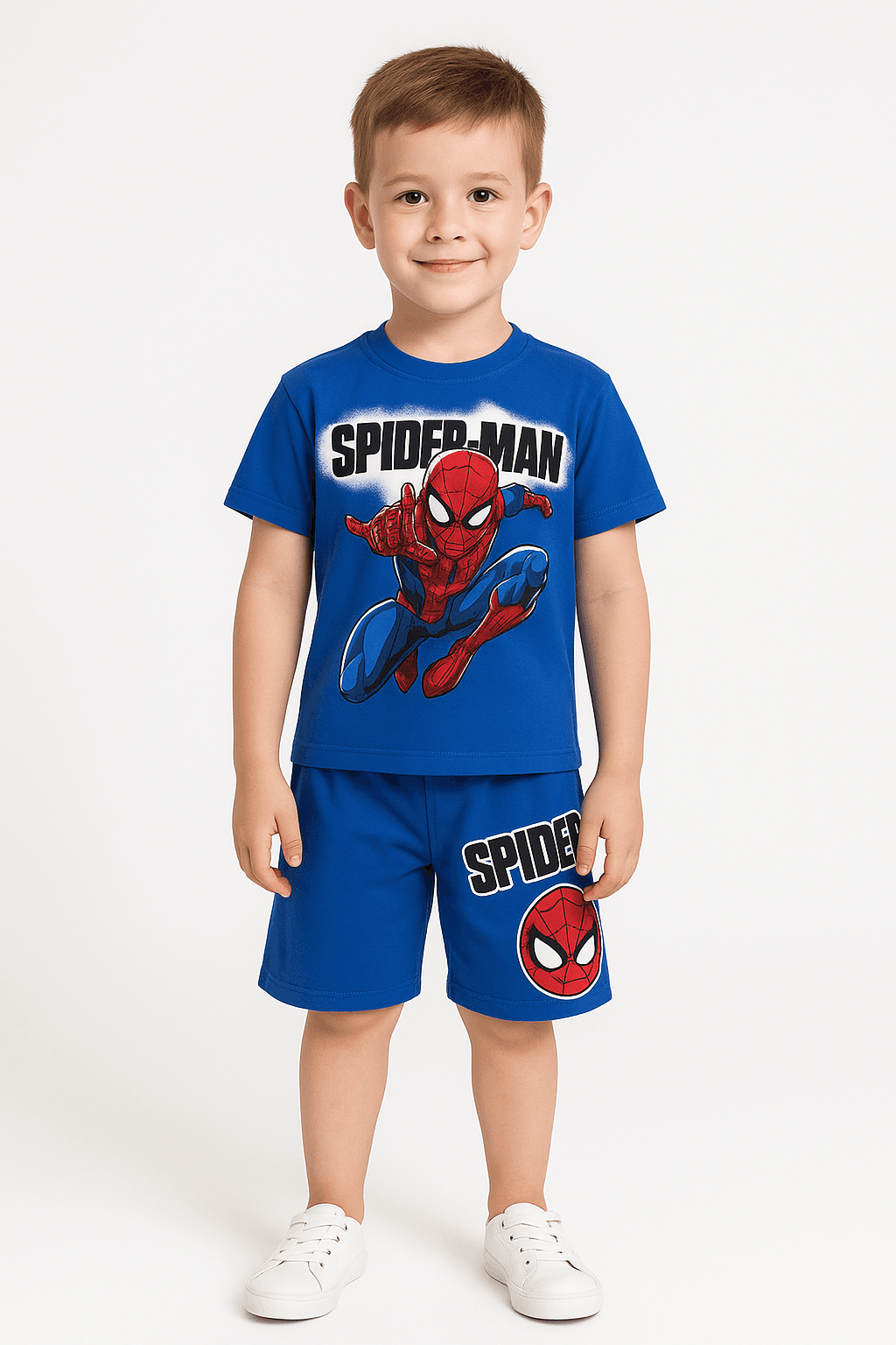 Spiderman Temalı Alt Üst Erkek Takım 3-10 Yaş Arası