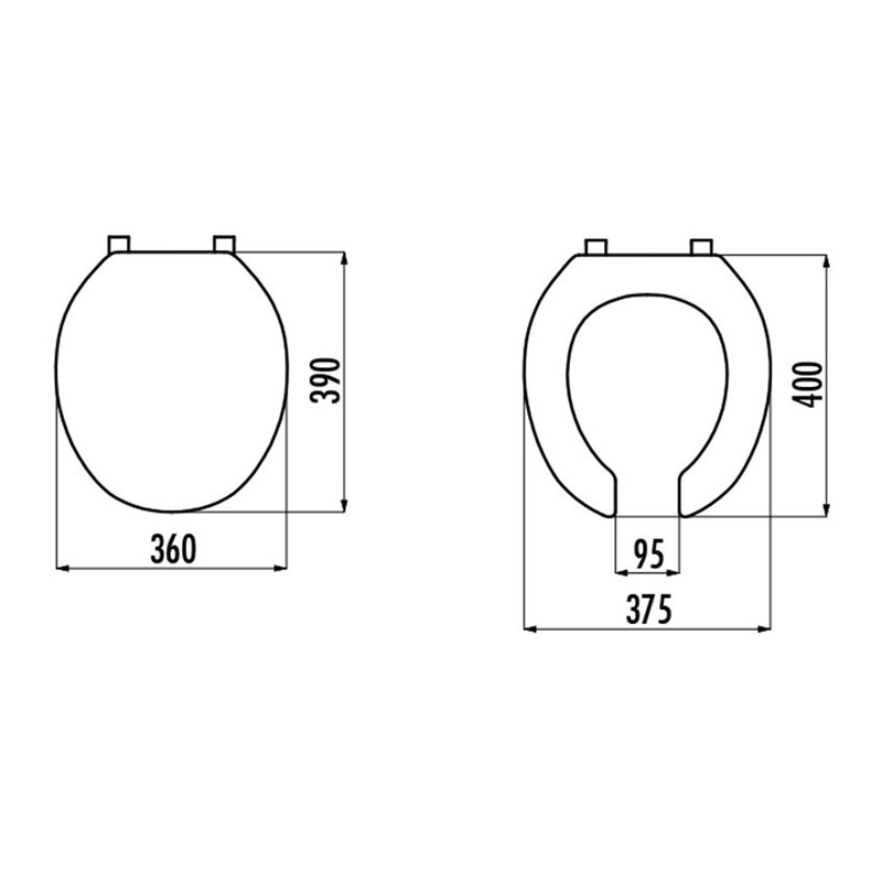 KLOZET KAPAĞI YAVAŞ KAPANAN (ENGELLİ SERİSİ) - CREAVİT KC0403.01