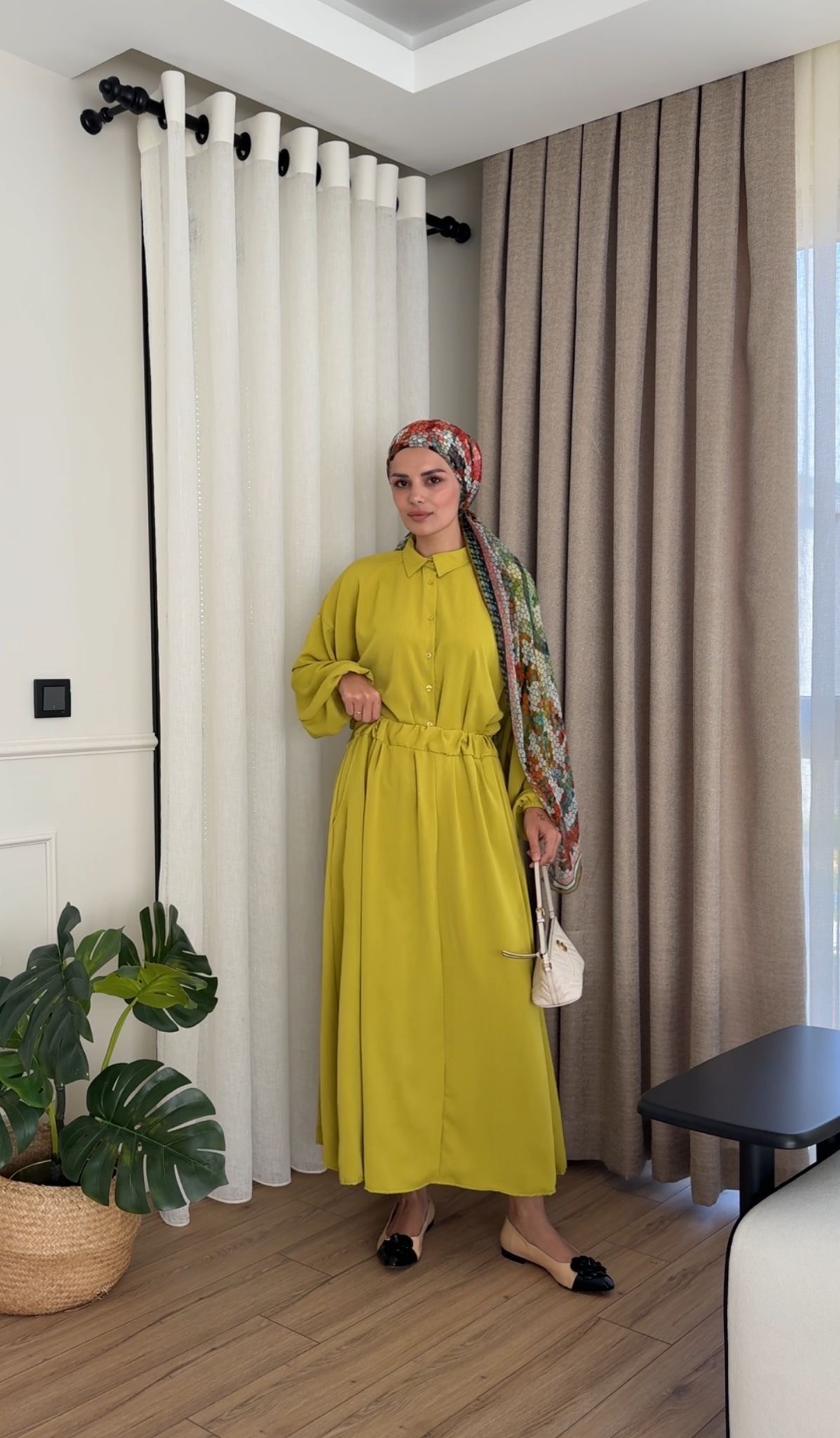 YASEMEN TAKIM -LİMON  SARI