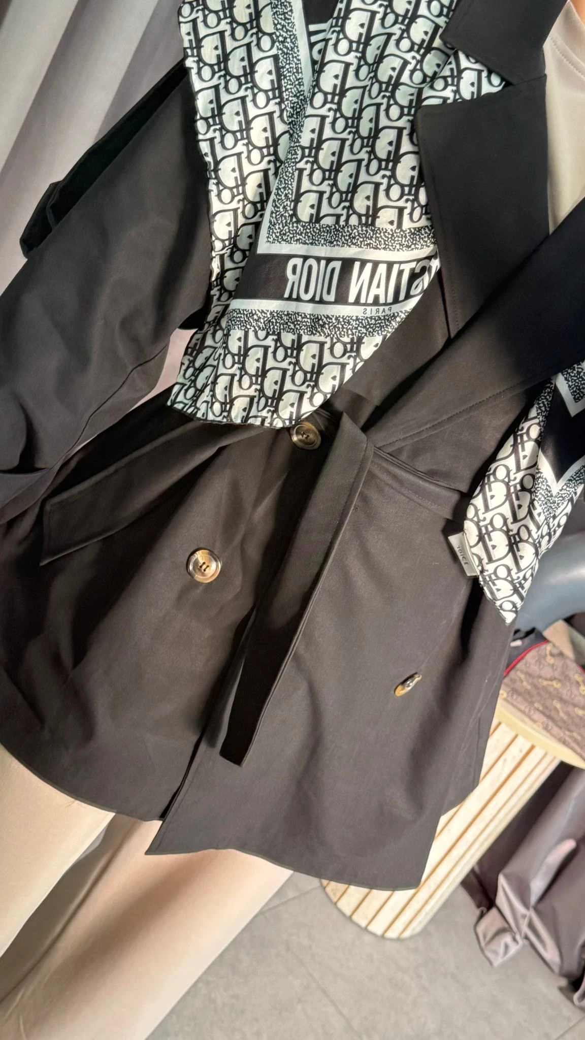 MAİSON TRENÇ-SİYAH