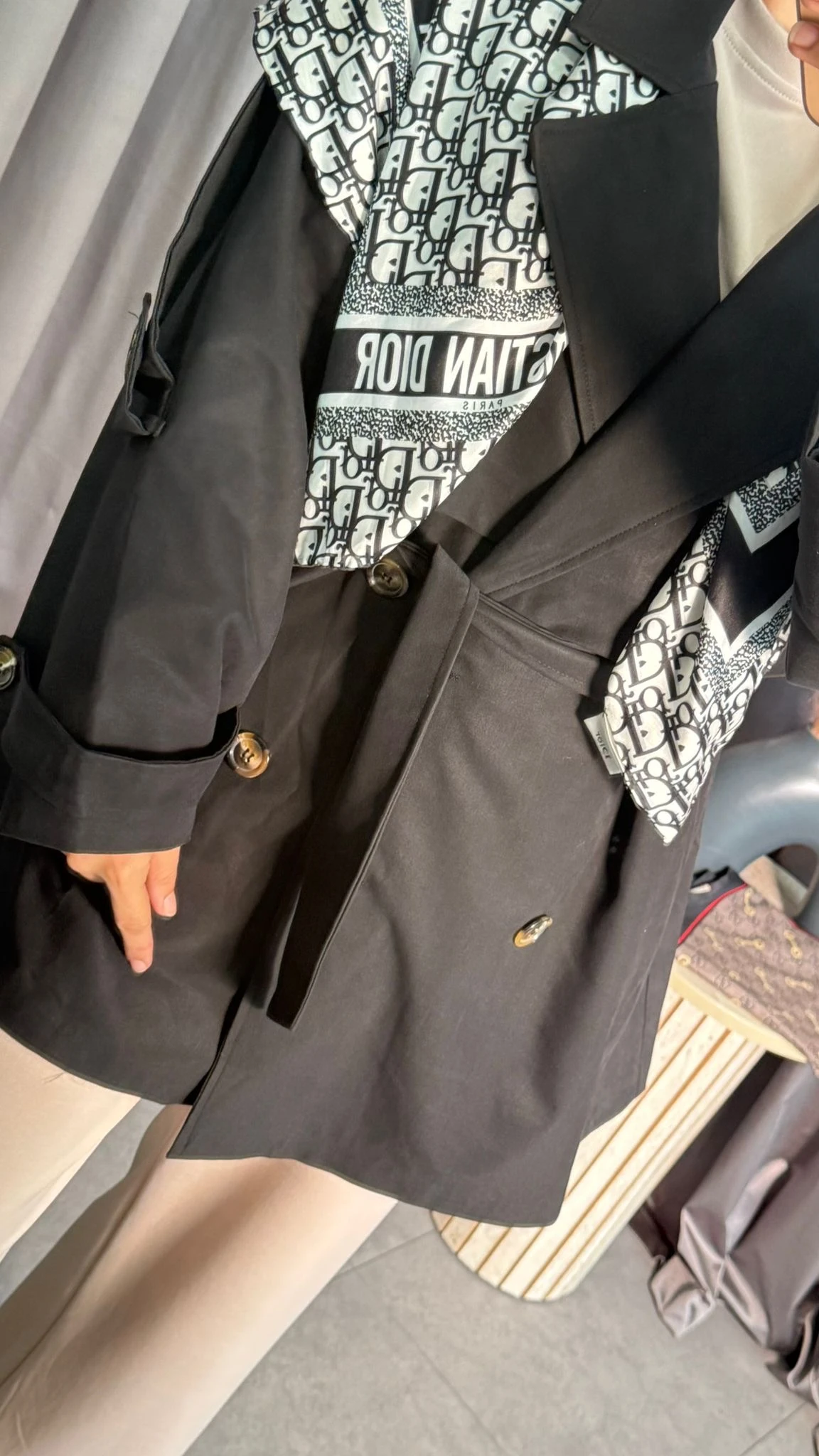 MAİSON TRENÇ-SİYAH