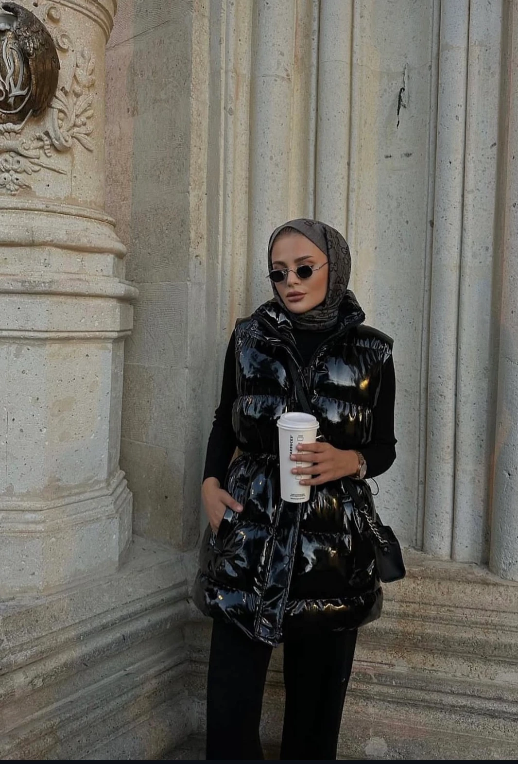 SİYAH RUGAN ŞİŞME YELEK