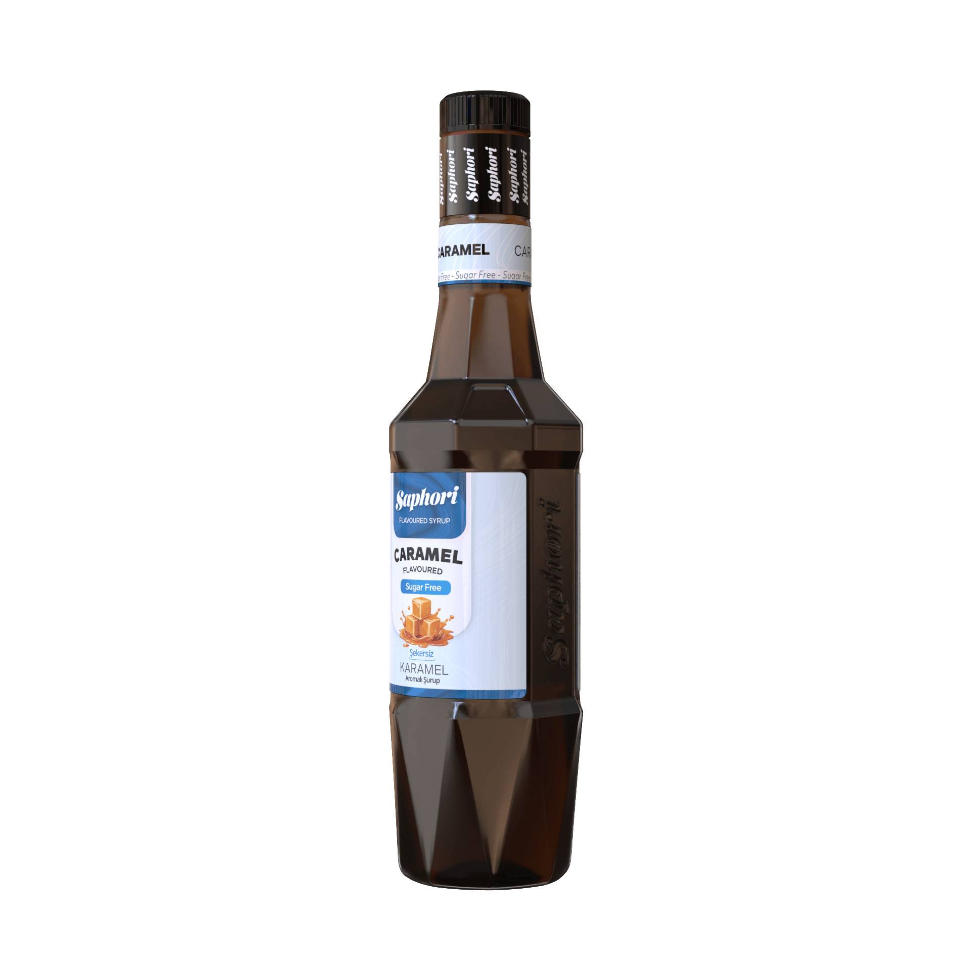 Saphori Şekersiz Karamel Aromalı Kokteyl Şurubu 700 ML