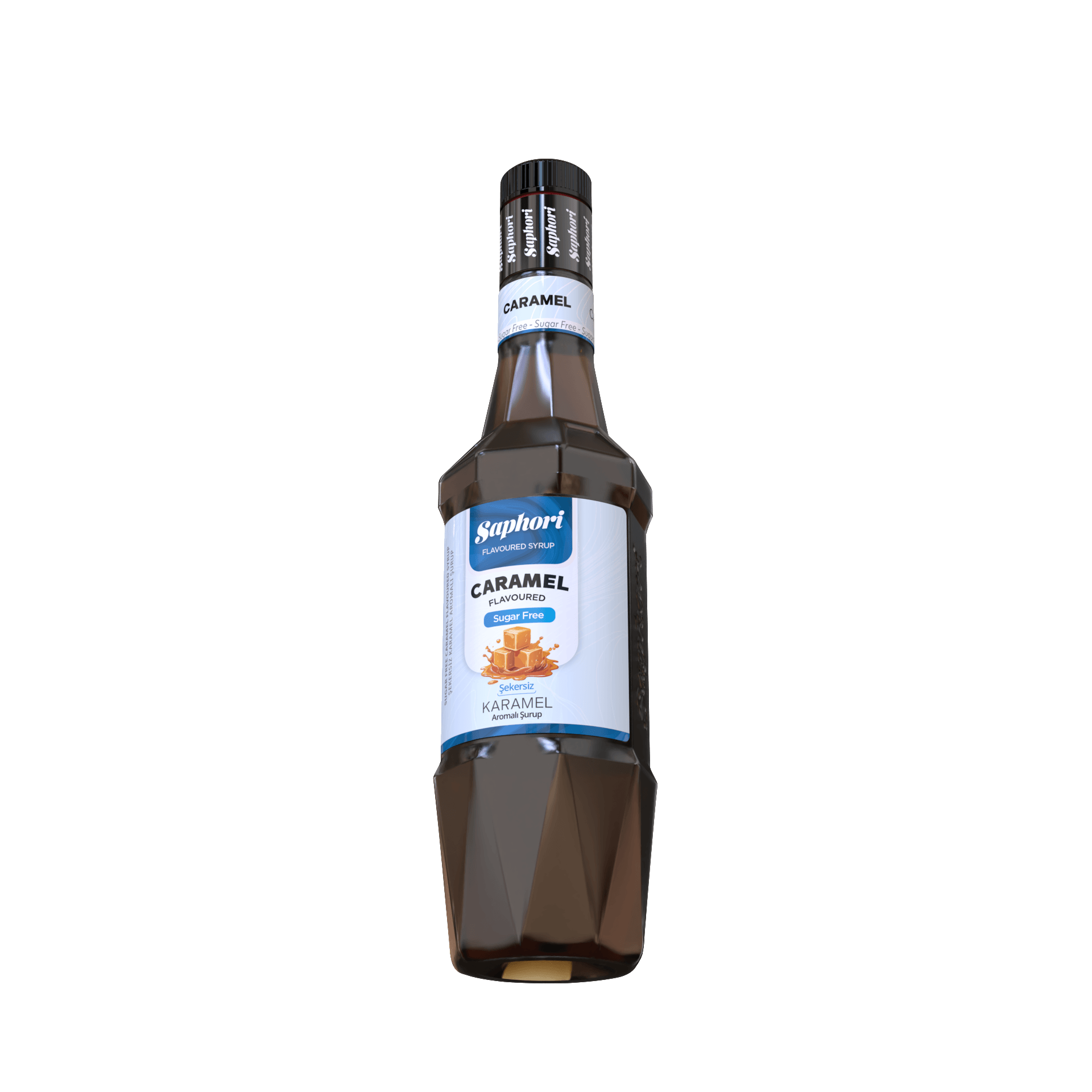 Saphori Şekersiz Karamel Aromalı Kokteyl Şurubu 700 ML
