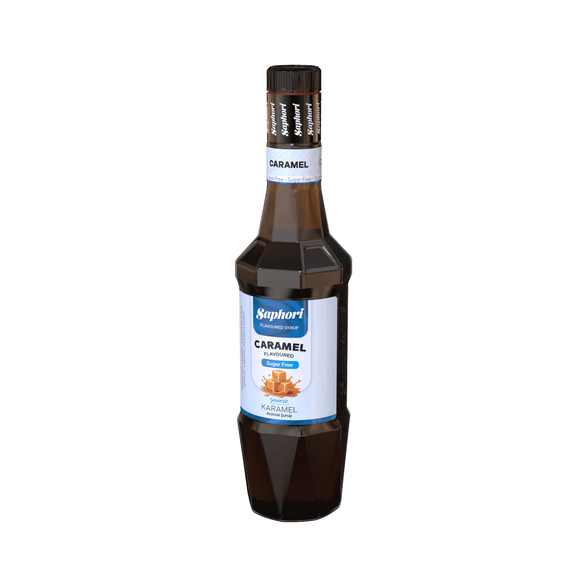 Saphori Şekersiz Karamel Aromalı Kokteyl Şurubu 700 ML