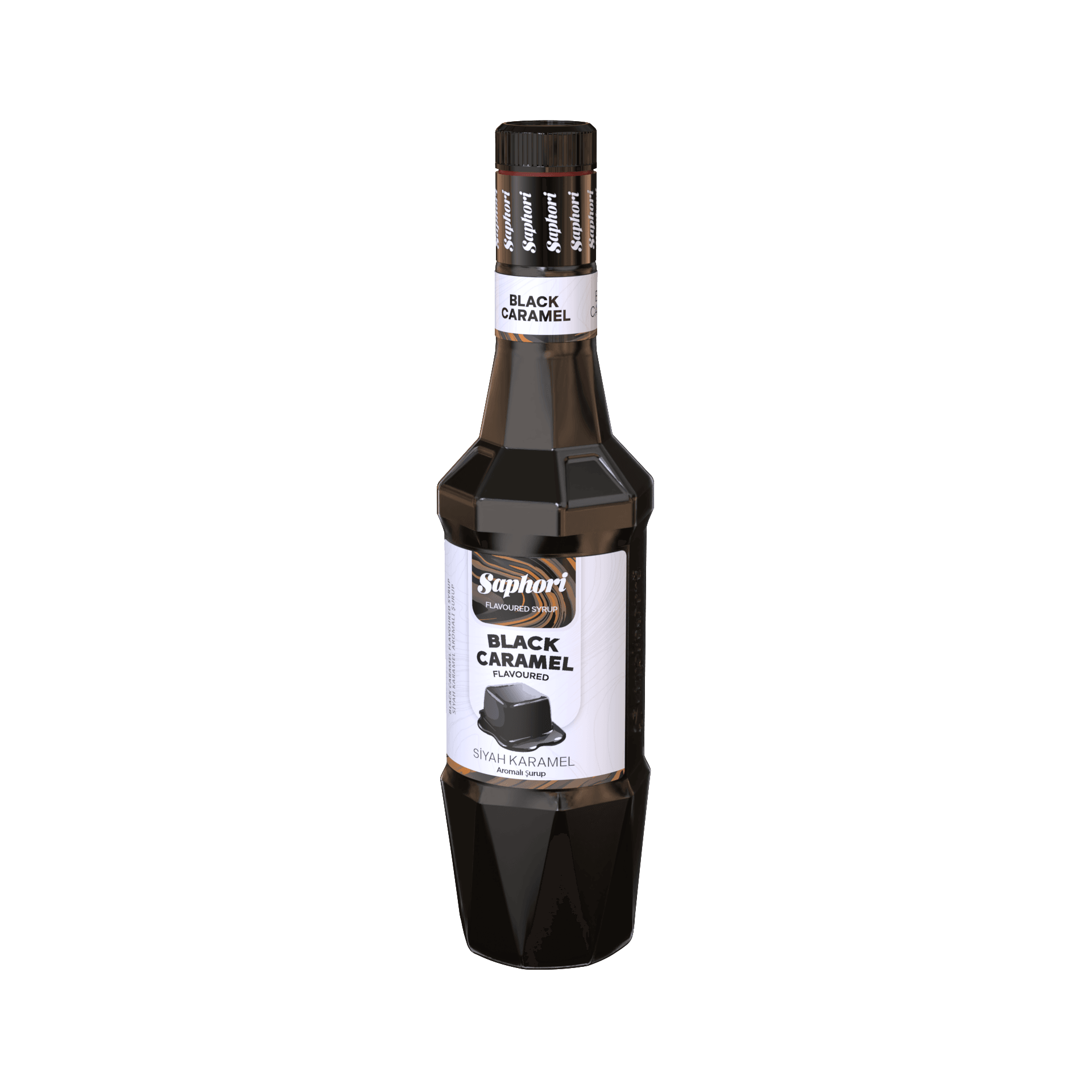 Saphori Black Caramel Flavored Cocktail Syrup 700 ML