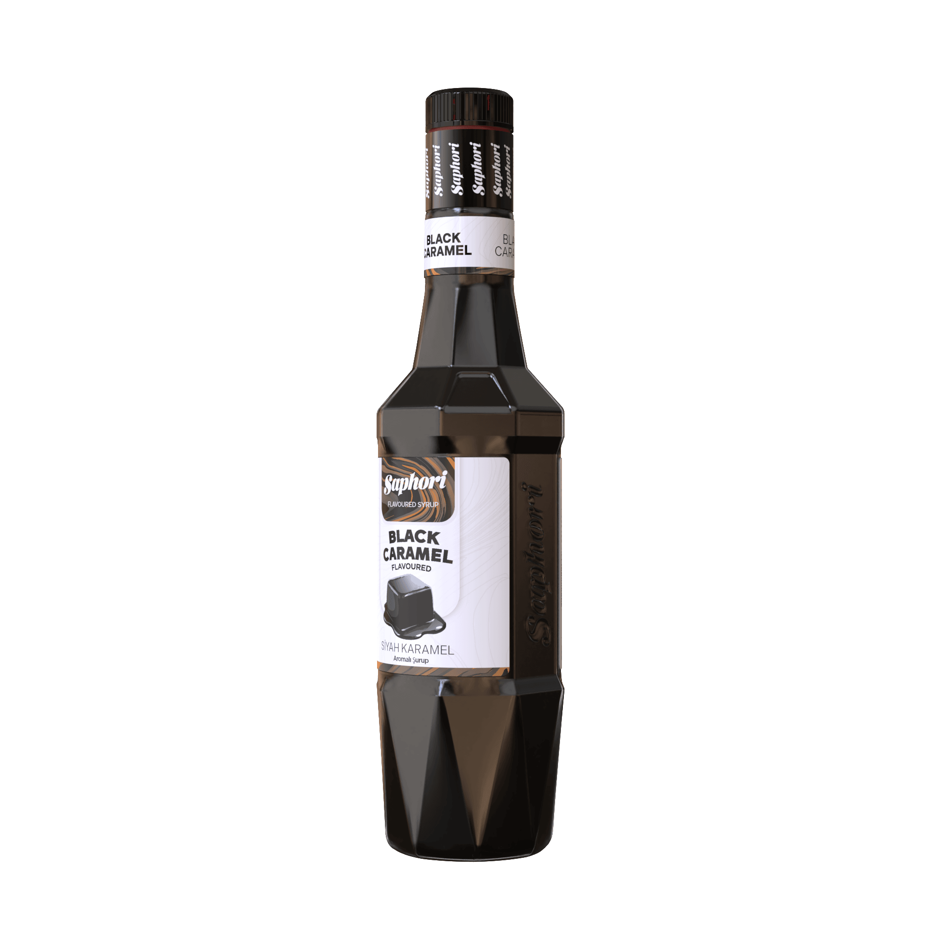 Saphori Black Caramel Flavored Cocktail Syrup 700 ML