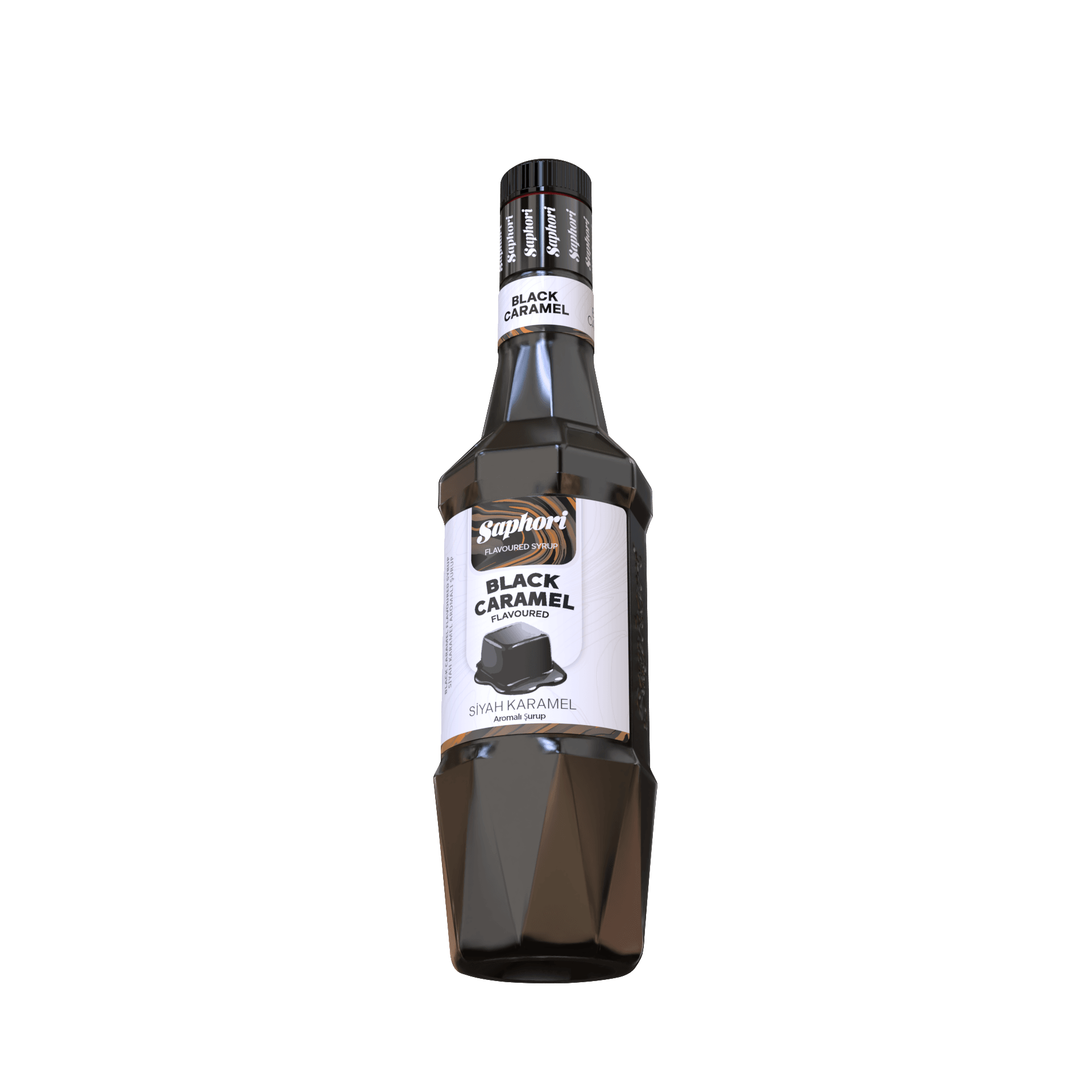 Saphori Black Caramel Flavored Cocktail Syrup 700 ML