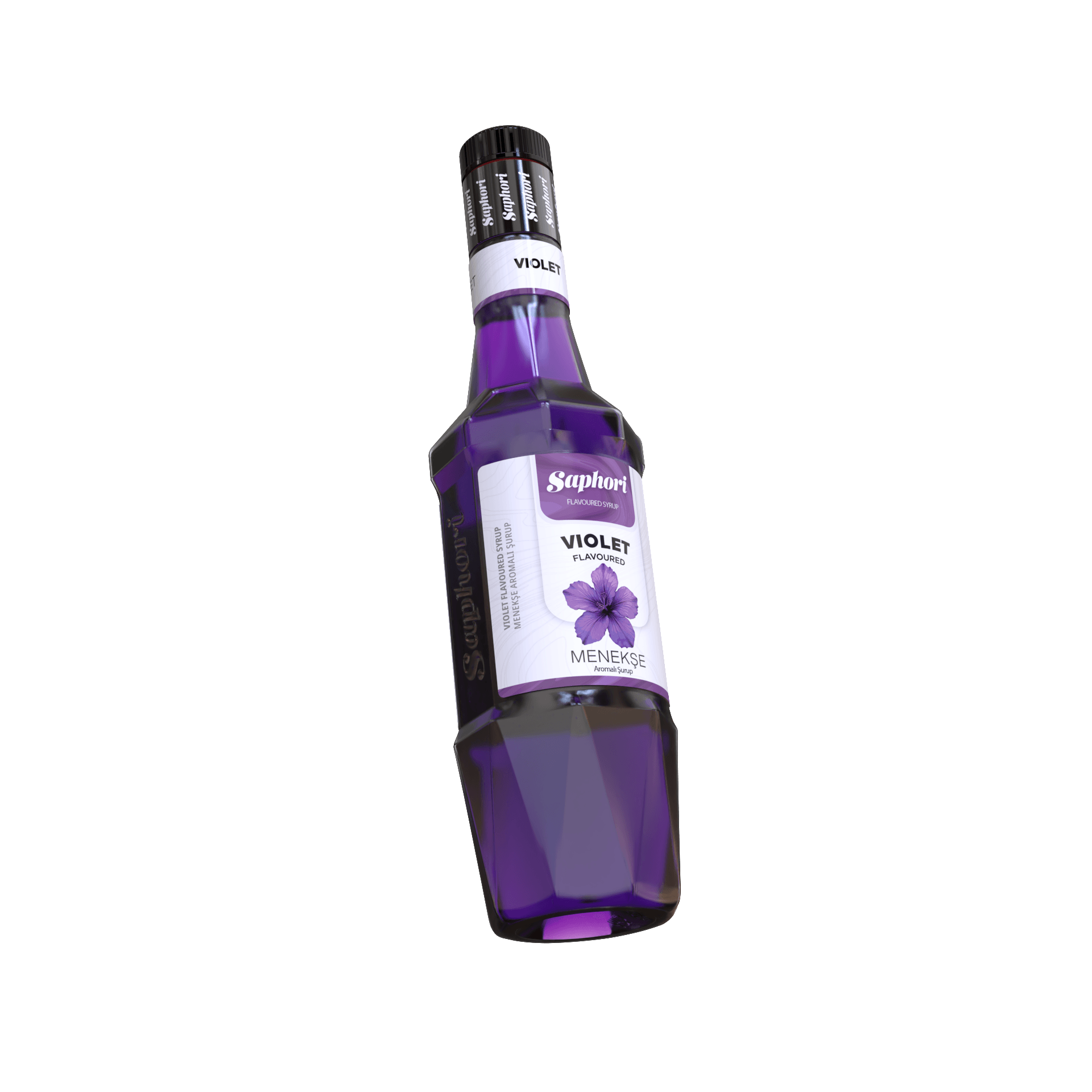 Saphori Violet Flavored Cocktail Syrup