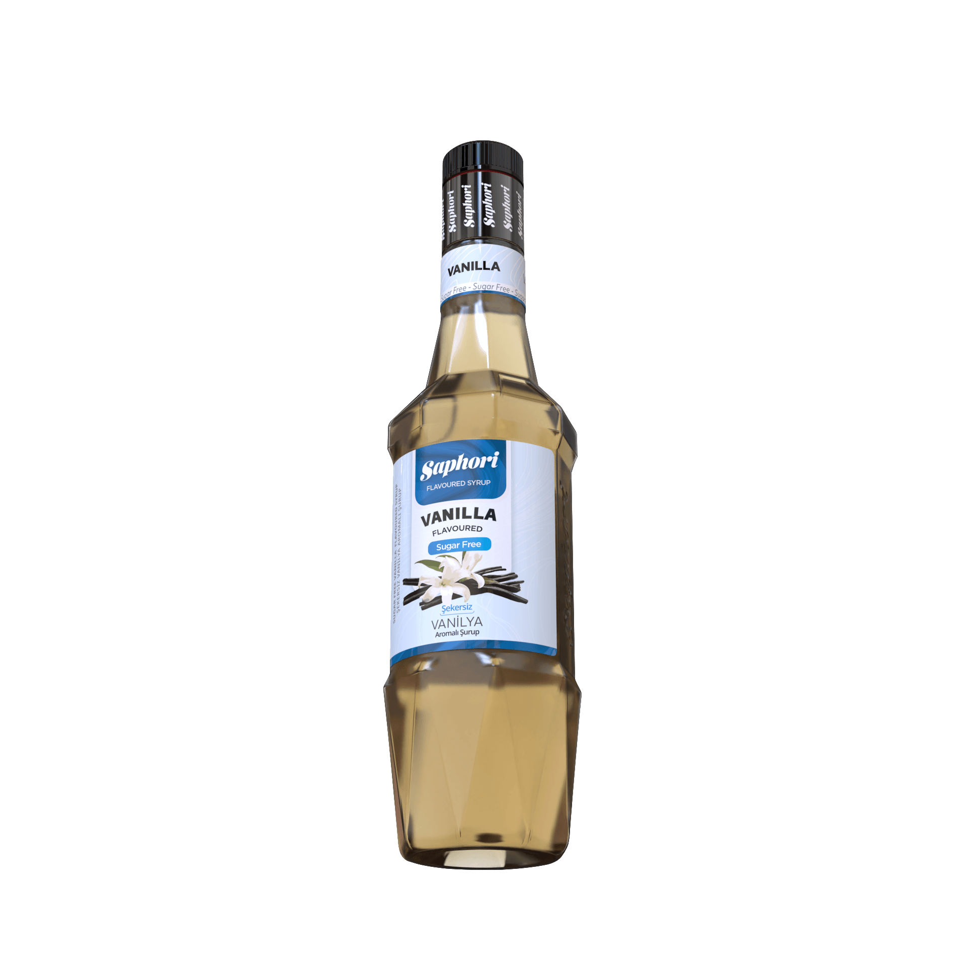 Saphori Şekersiz Vanilya Aromalı Kokteyl Şurubu 700 ML