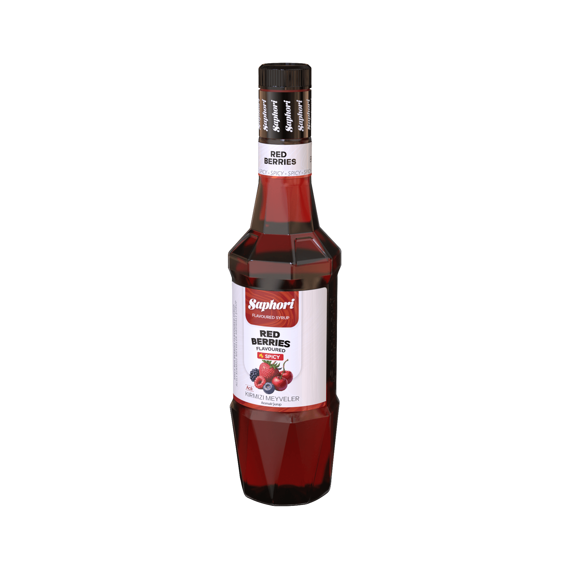 Saphori Spicy Red Fruit Flavored Cocktail Syrup 700 ML